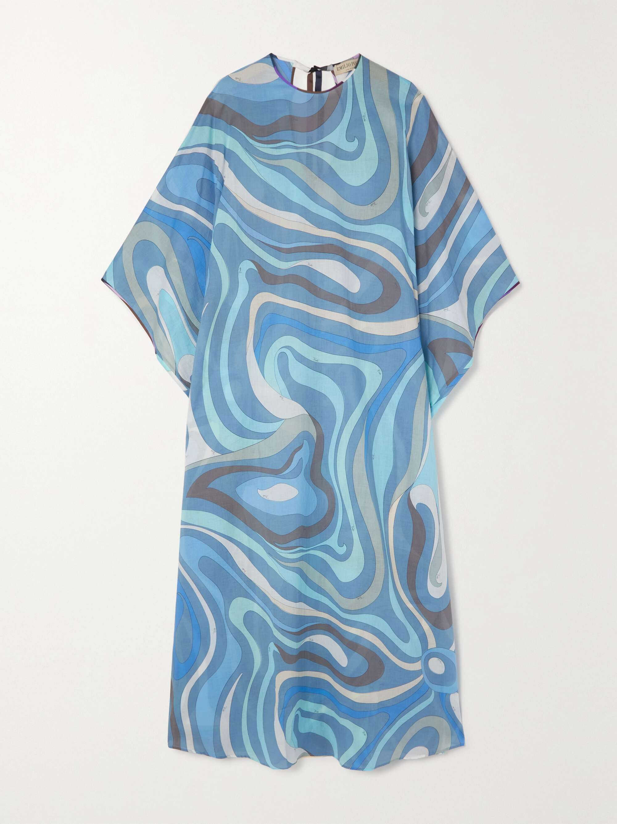 EMILIO PUCCI Printed cotton-blend voile shirt