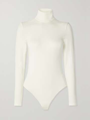 WOLFORD Colorado String-Body aus Stretch-Jersey mit Rollkragen