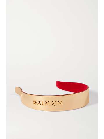 BALMAIN PARIS HAIR COUTURE Gold-plated headband