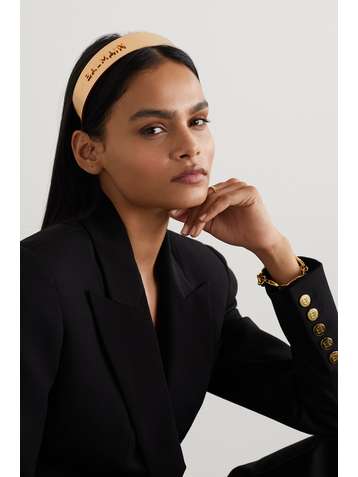 BALMAIN PARIS HAIR COUTURE Gold-plated headband