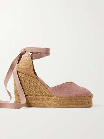 CASTAÑER Chiara 80 Espadrille-Wedges aus Canvas