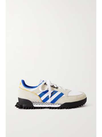 ADIDAS ORIGINALS Baskets en daim, résille et cuir Boston Super X Marathon
