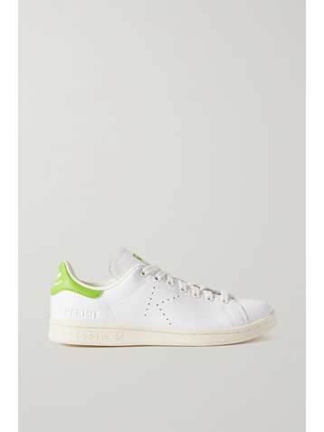 ADIDAS ORIGINALS + Disney Kermit The Frog Stan Smith Primegreen faux leather sneakers