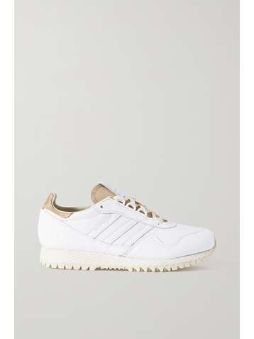 ADIDAS ORIGINALS + NET SUSTAIN New York Sneakers aus strukturiertem Leder mit Prägung