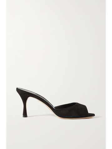 MANOLO BLAHNIK Jada 70 suede mules