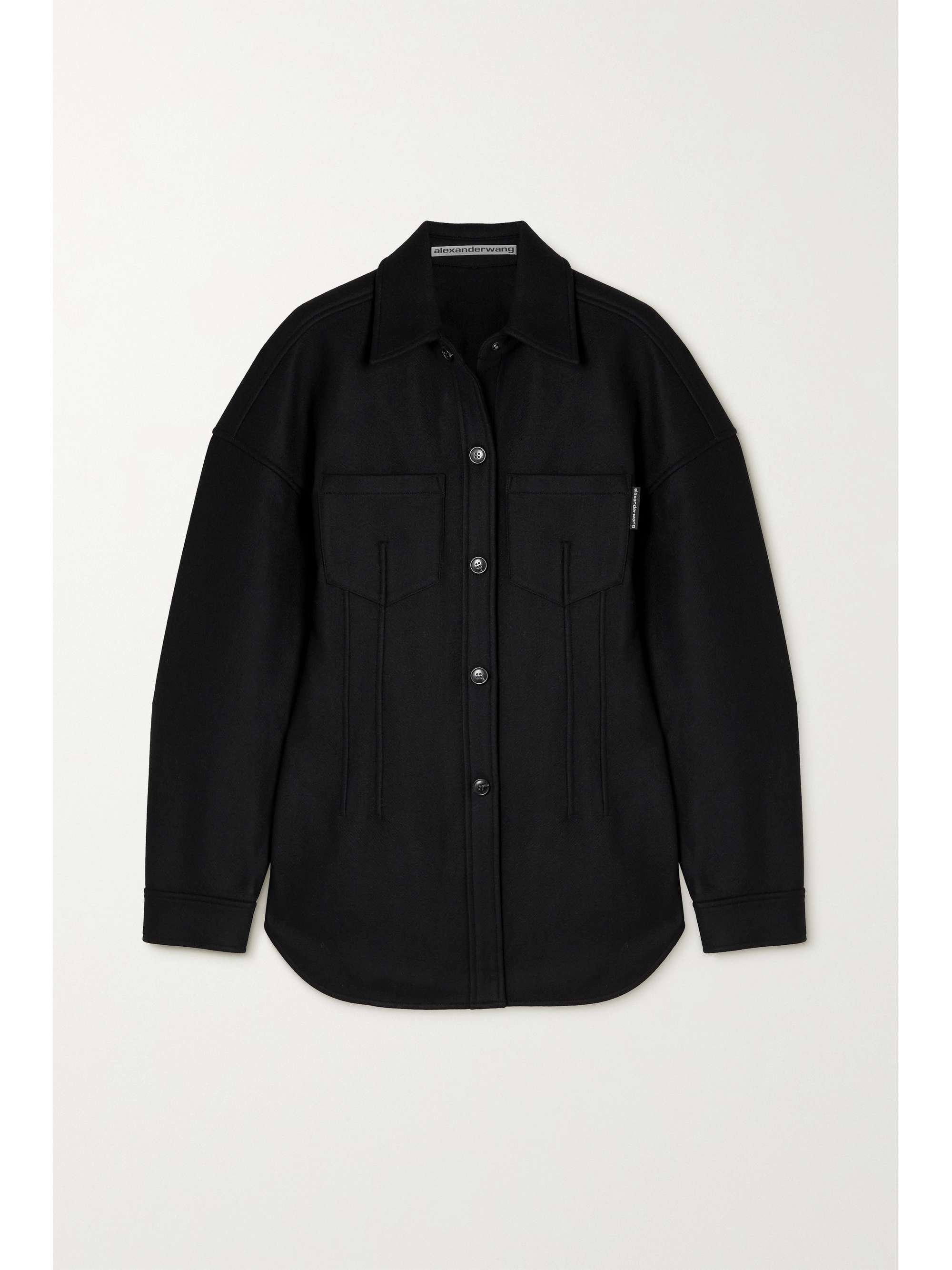 Alexander Wang Black Button Jacket - Black 001 - Size: 0