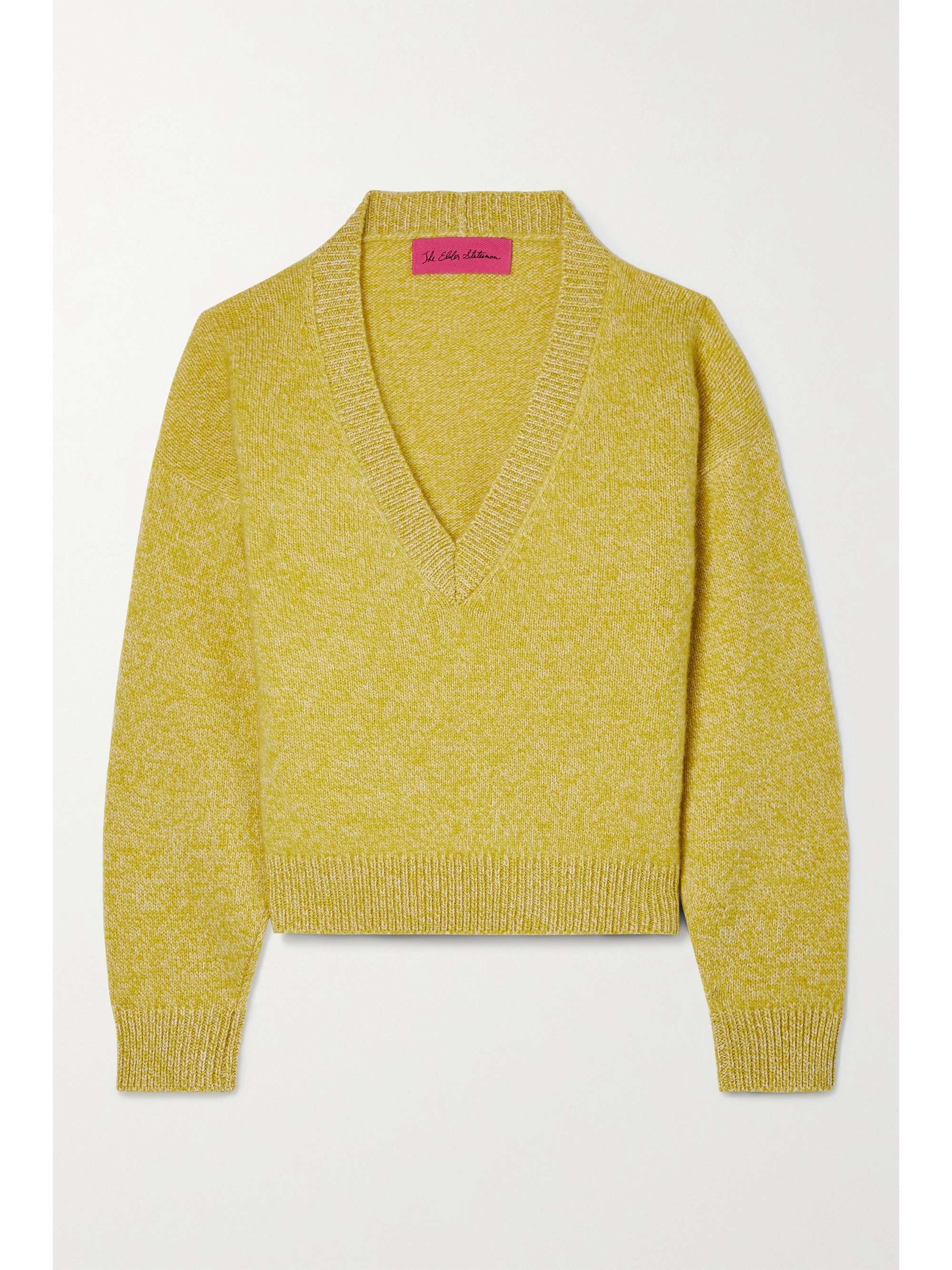 Yellow Cashmere sweater | THE ELDER 