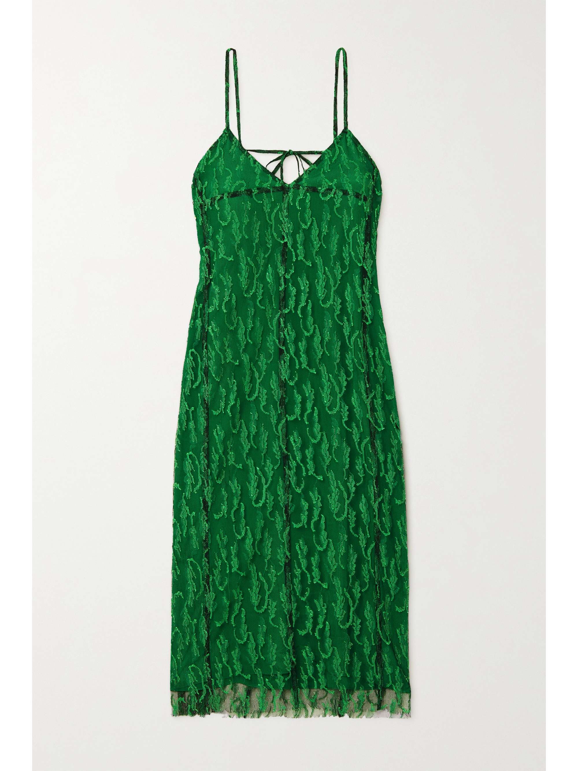 VICTORIA BECKHAM Fil coupé mesh midi dress