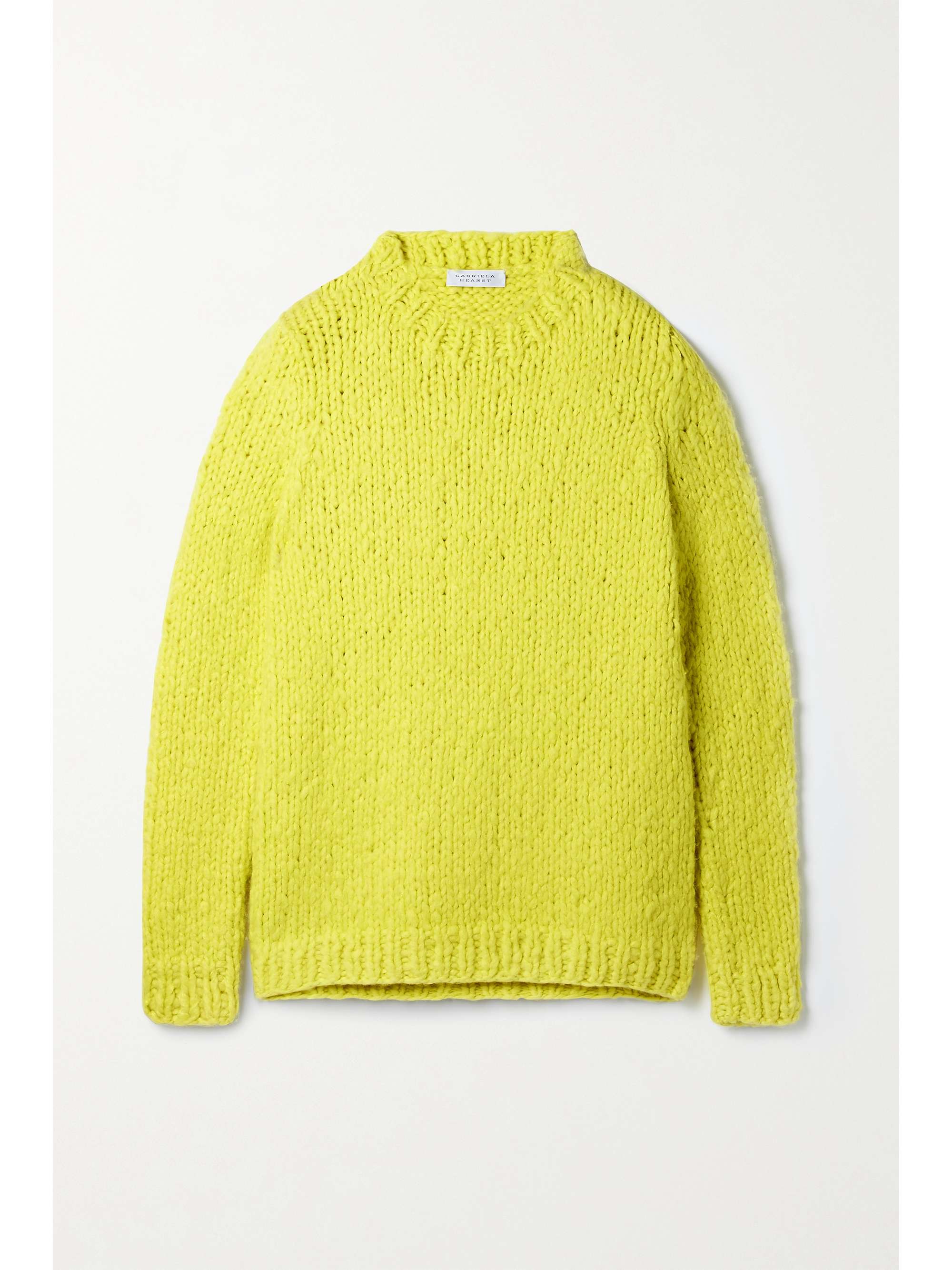 Yellow Lawrence cashmere sweater 