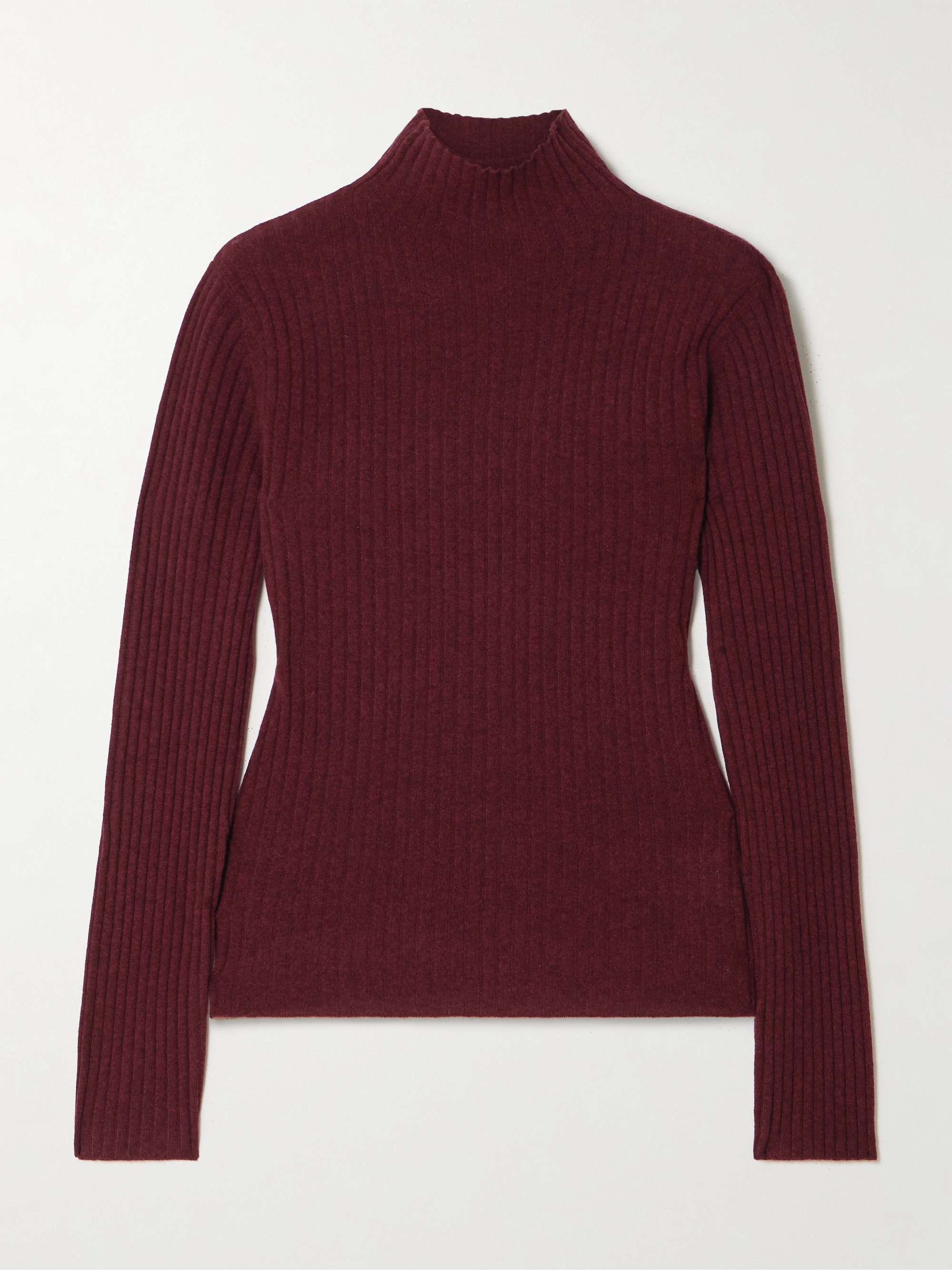 ARCH4 Ariana ribbed organic cashmere turtleneck sweater