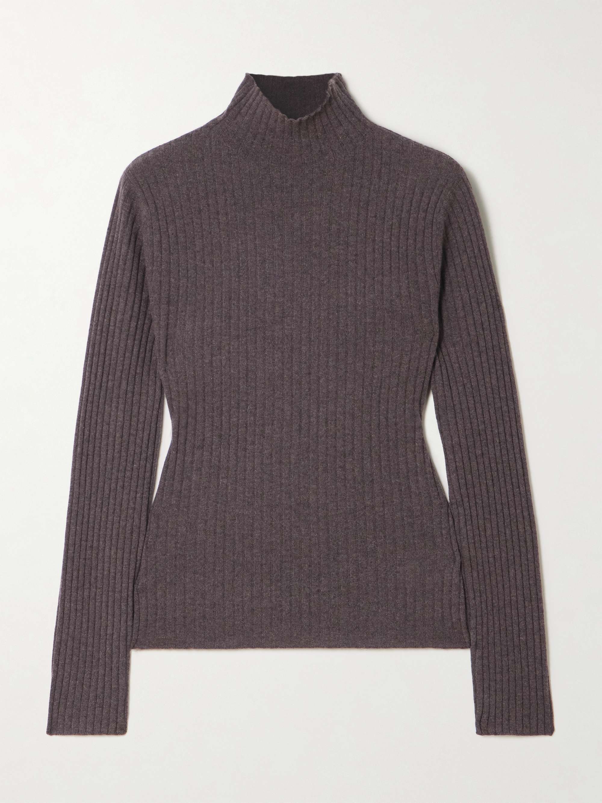 ARCH4 Ariana ribbed organic cashmere turtleneck sweater
