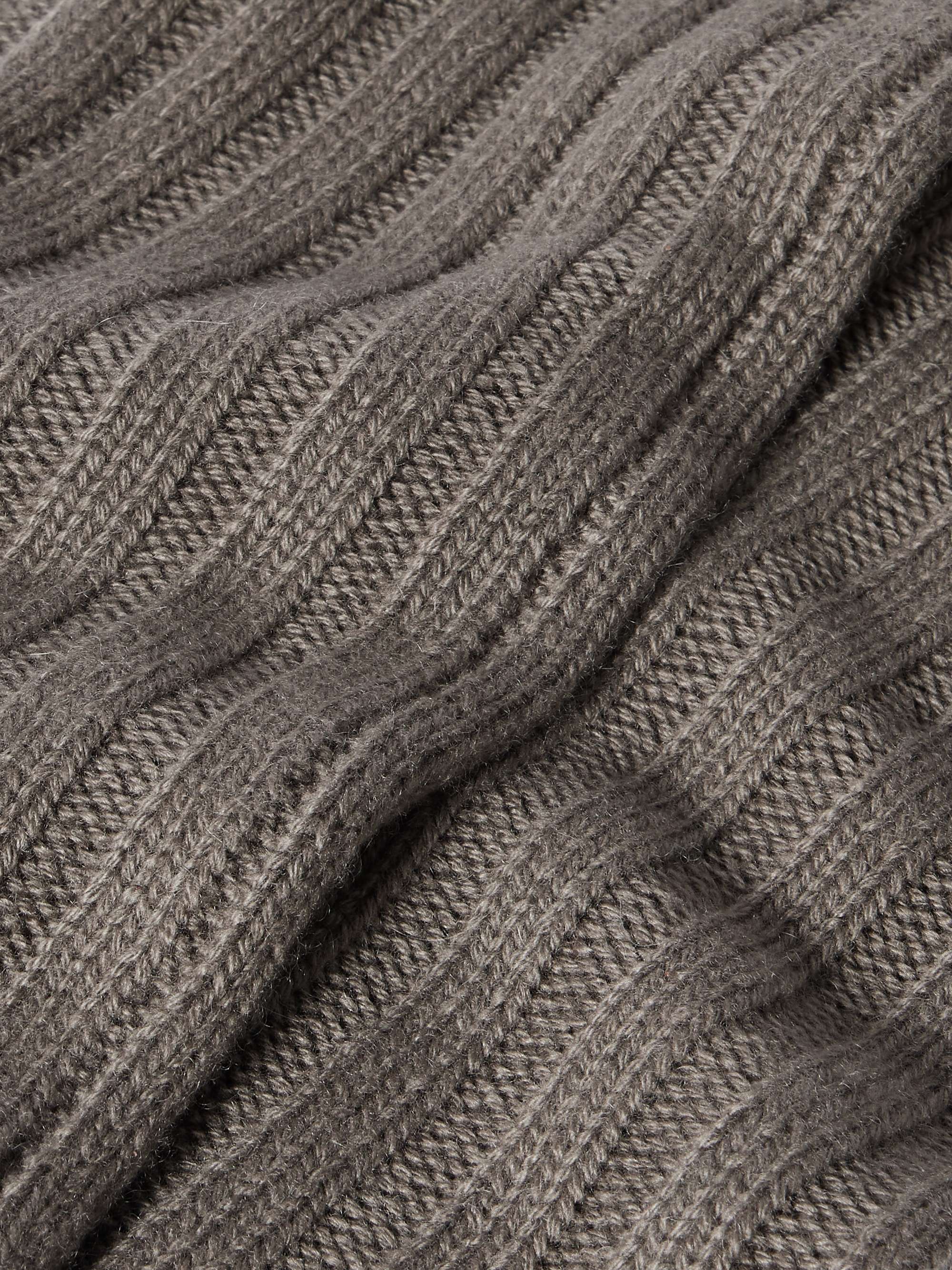 ARCH4 Fingerlose Handschuhe aus geripptem Kaschmir