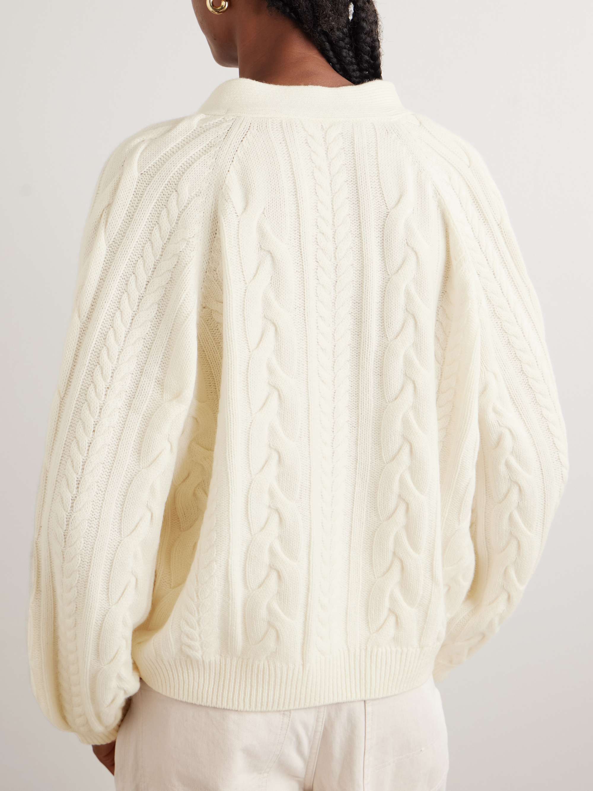 ARCH4 Pimlico cable-knit cashmere cardigan