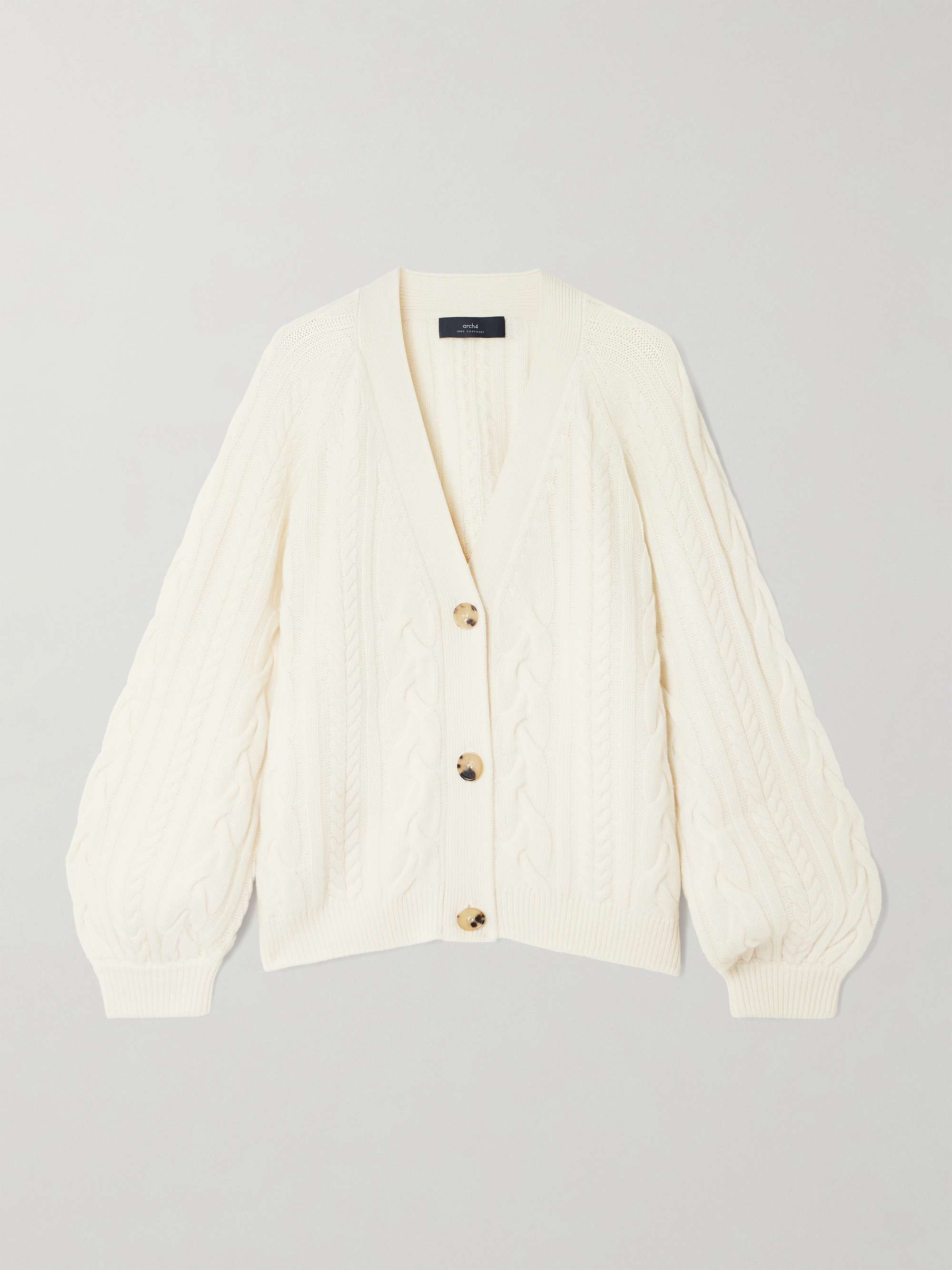 ARCH4 Pimlico cable-knit cashmere cardigan