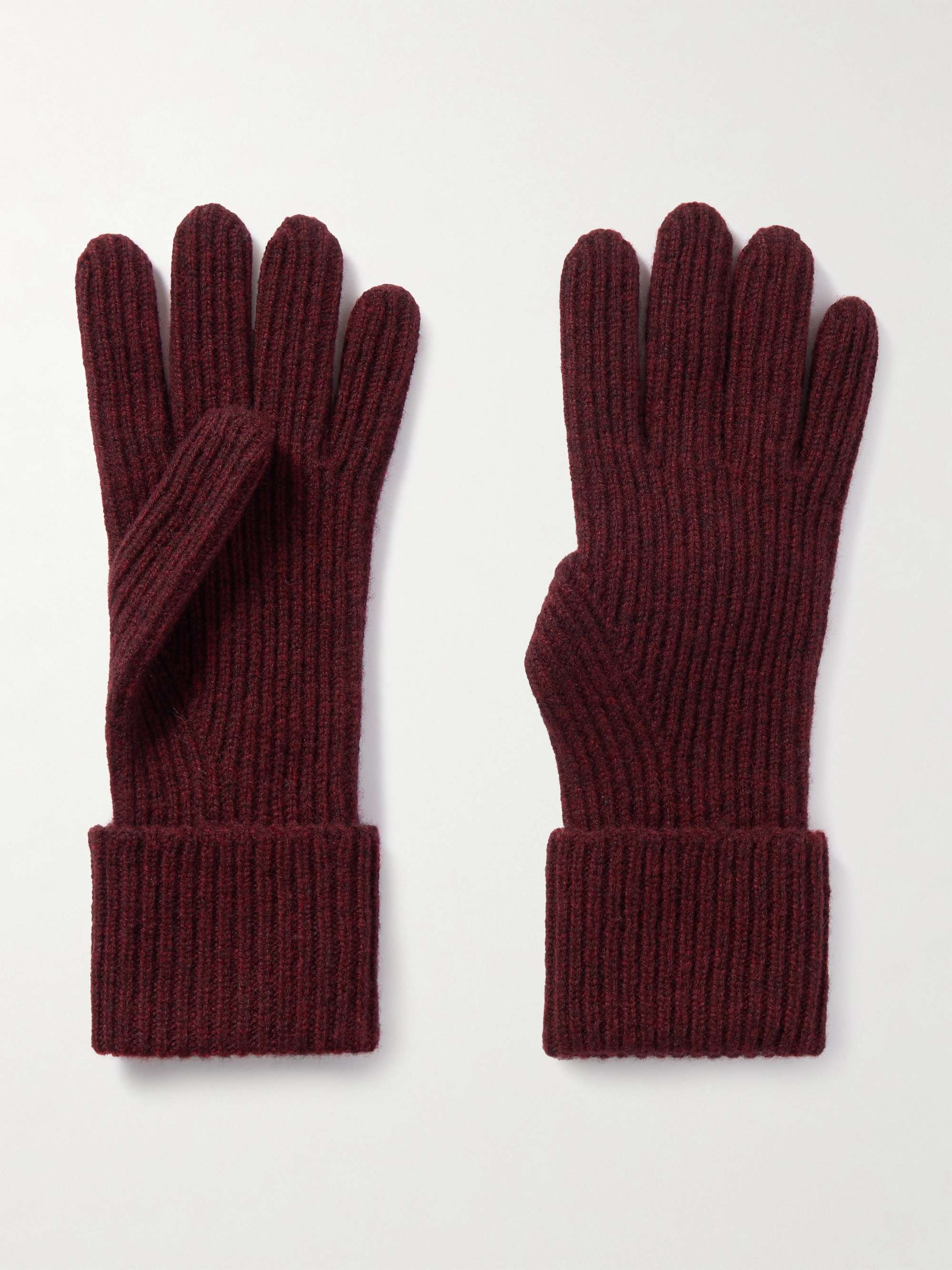 ARCH4 + NET SUSTAIN Julian gerippte Handschuhe aus Kaschmir