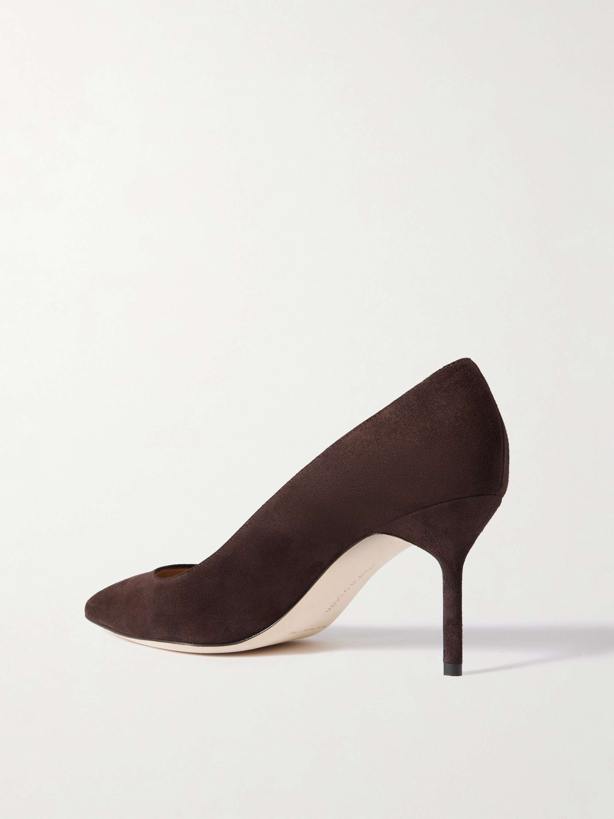 MANOLO BLAHNIK BB 70 suede pumps