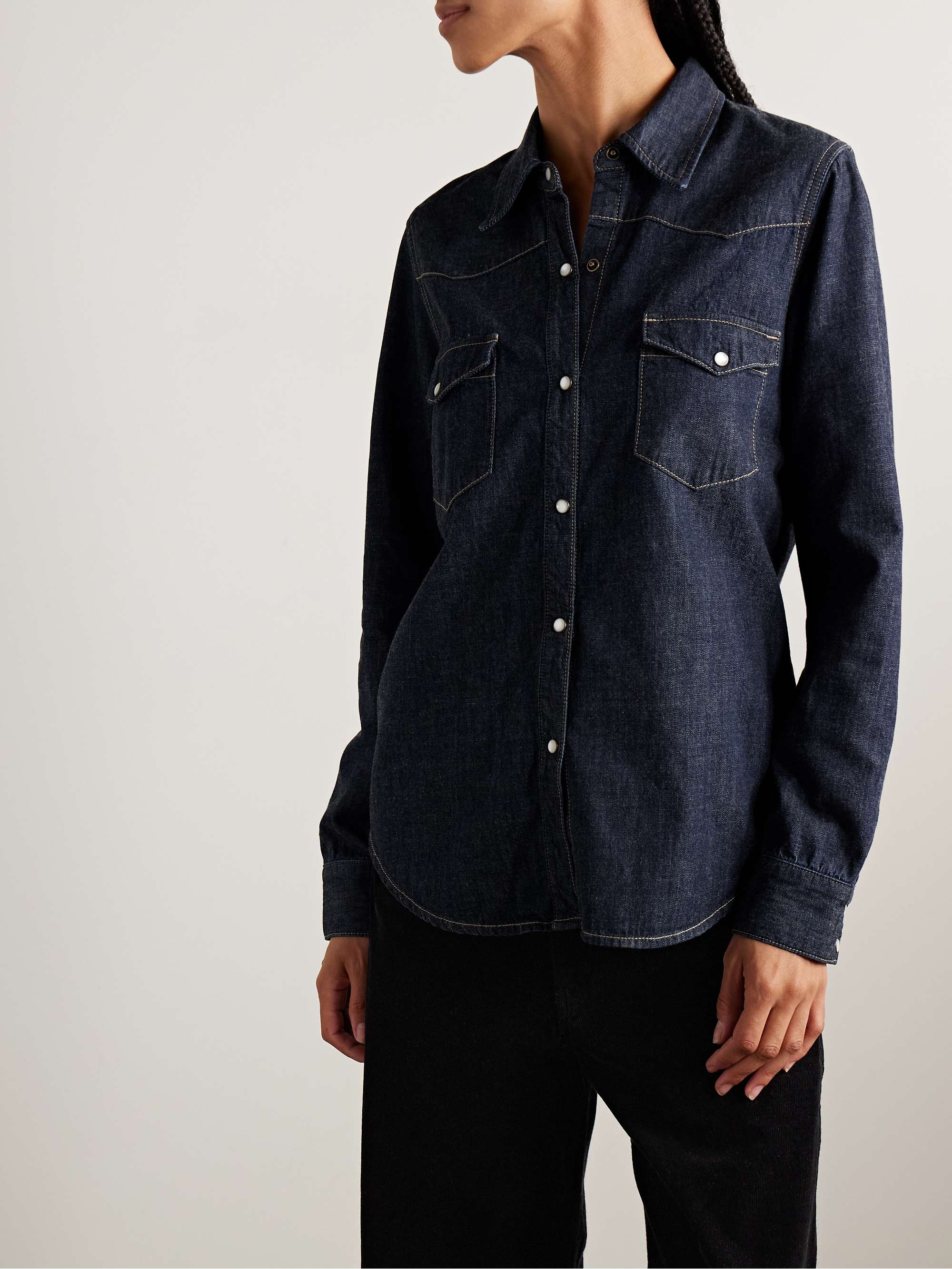 NILI LOTAN Travis denim shirt