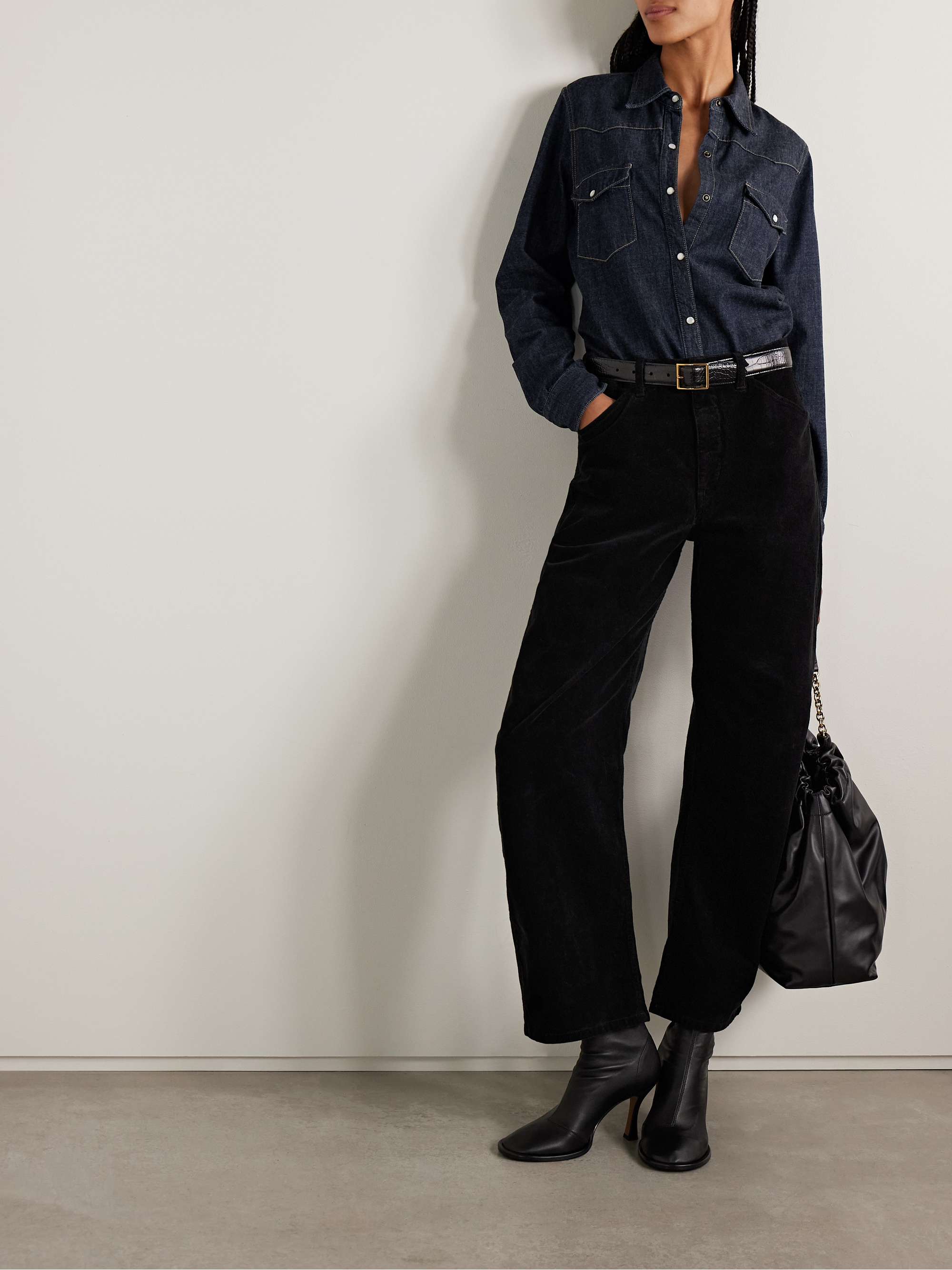 NILI LOTAN Travis denim shirt