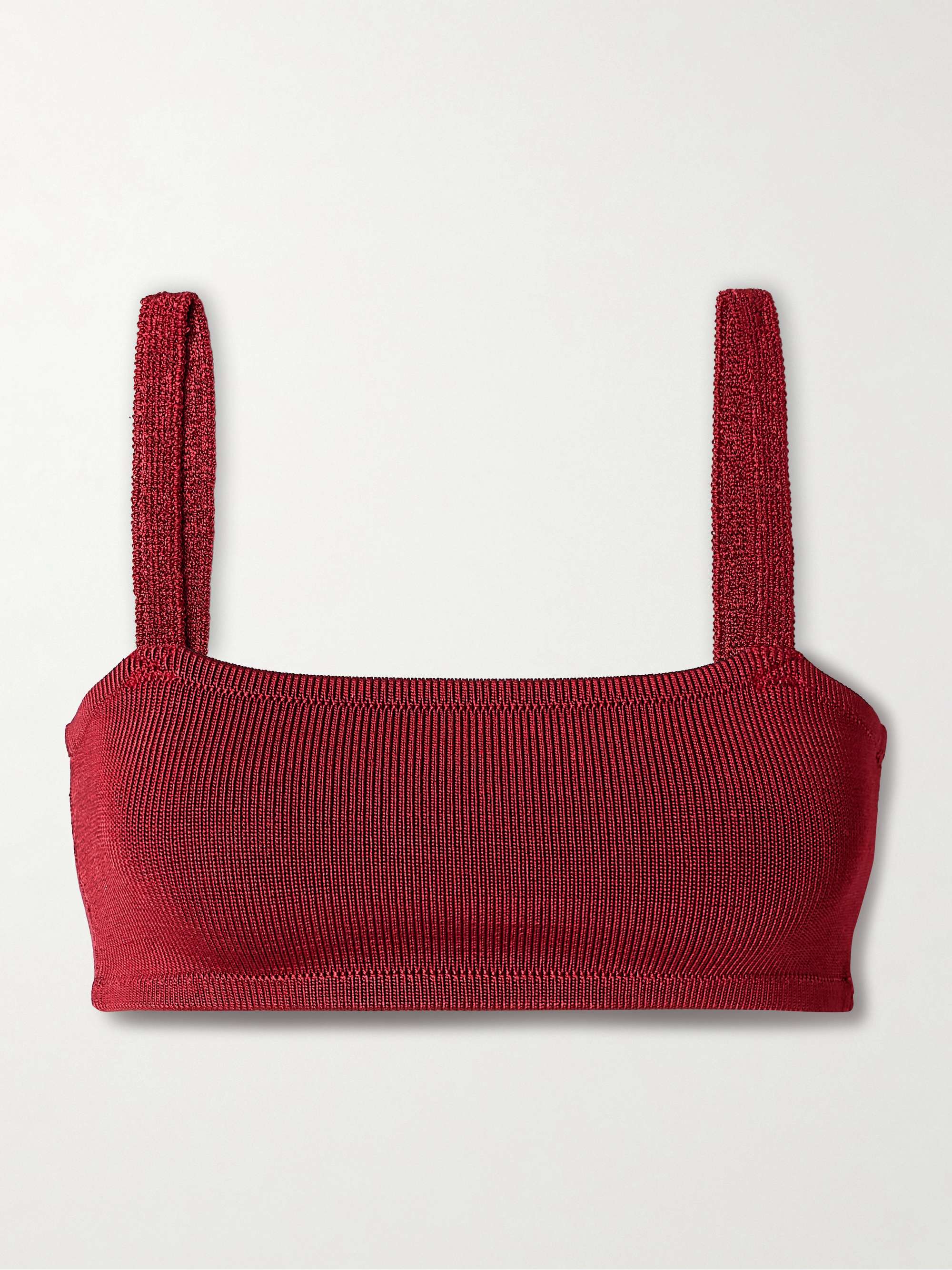 CALLE DEL MAR Stretch-knit bra top
