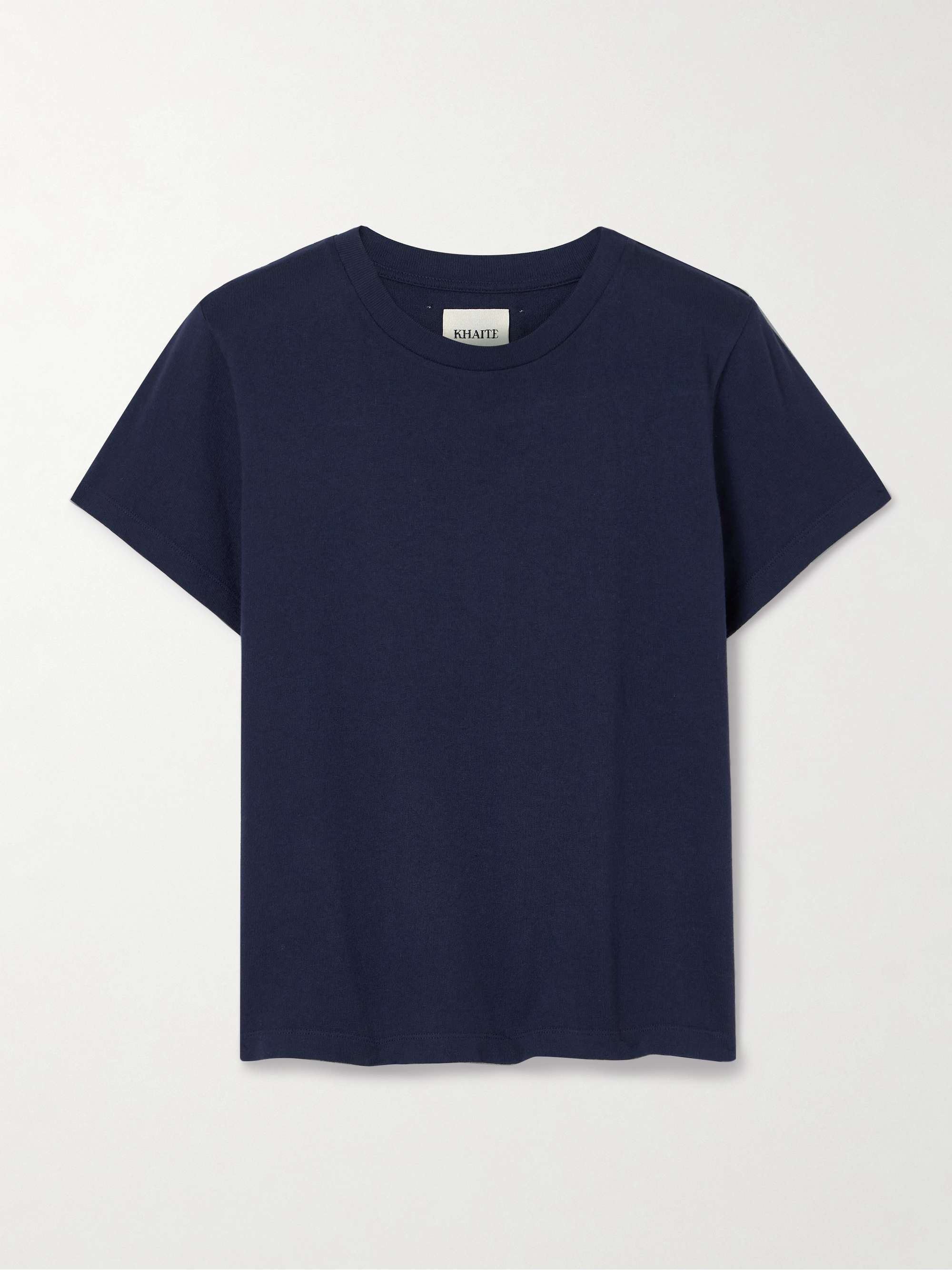 KHAITE Emmylou cotton-jersey T-shirt
