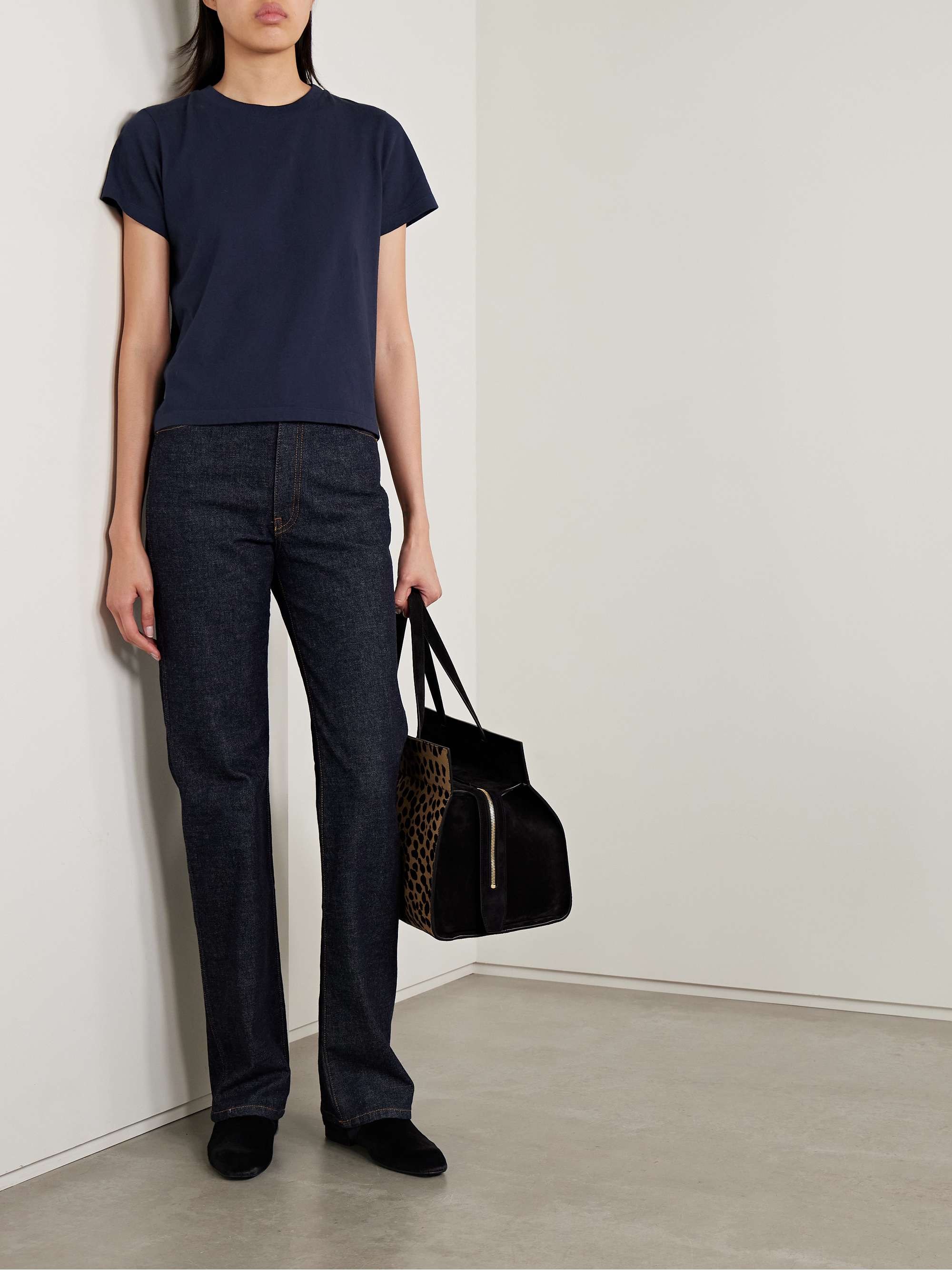 KHAITE Emmylou cotton-jersey T-shirt