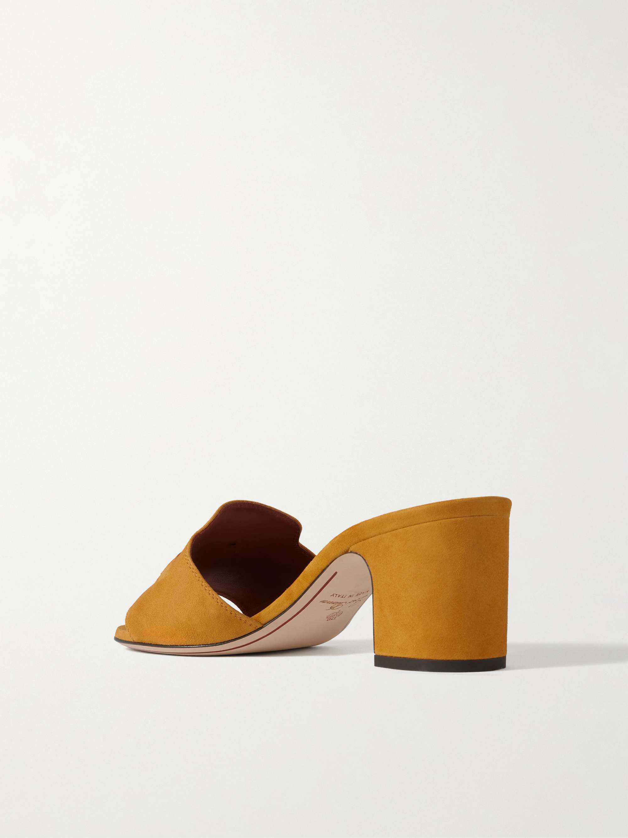 LORO PIANA Summer Charms embellished suede mules