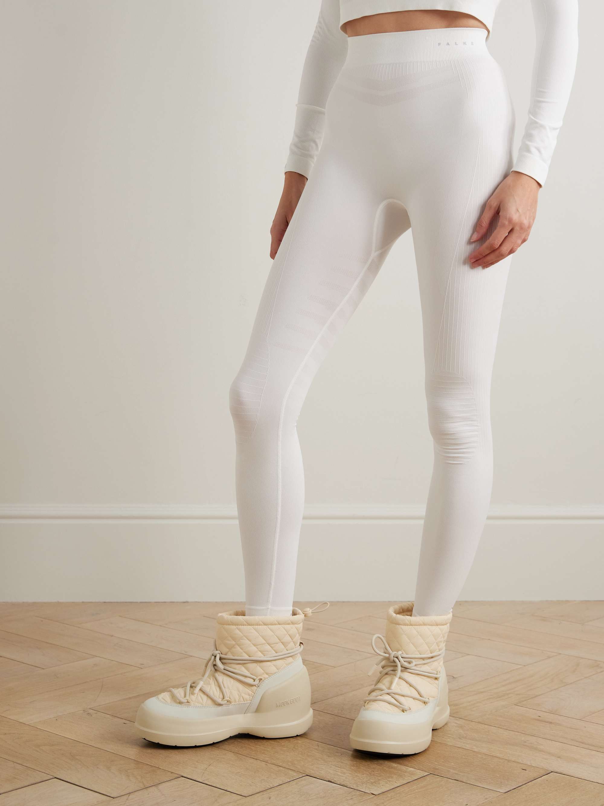 FALKE ERGONOMIC SPORT SYSTEM Stretch-knit leggings