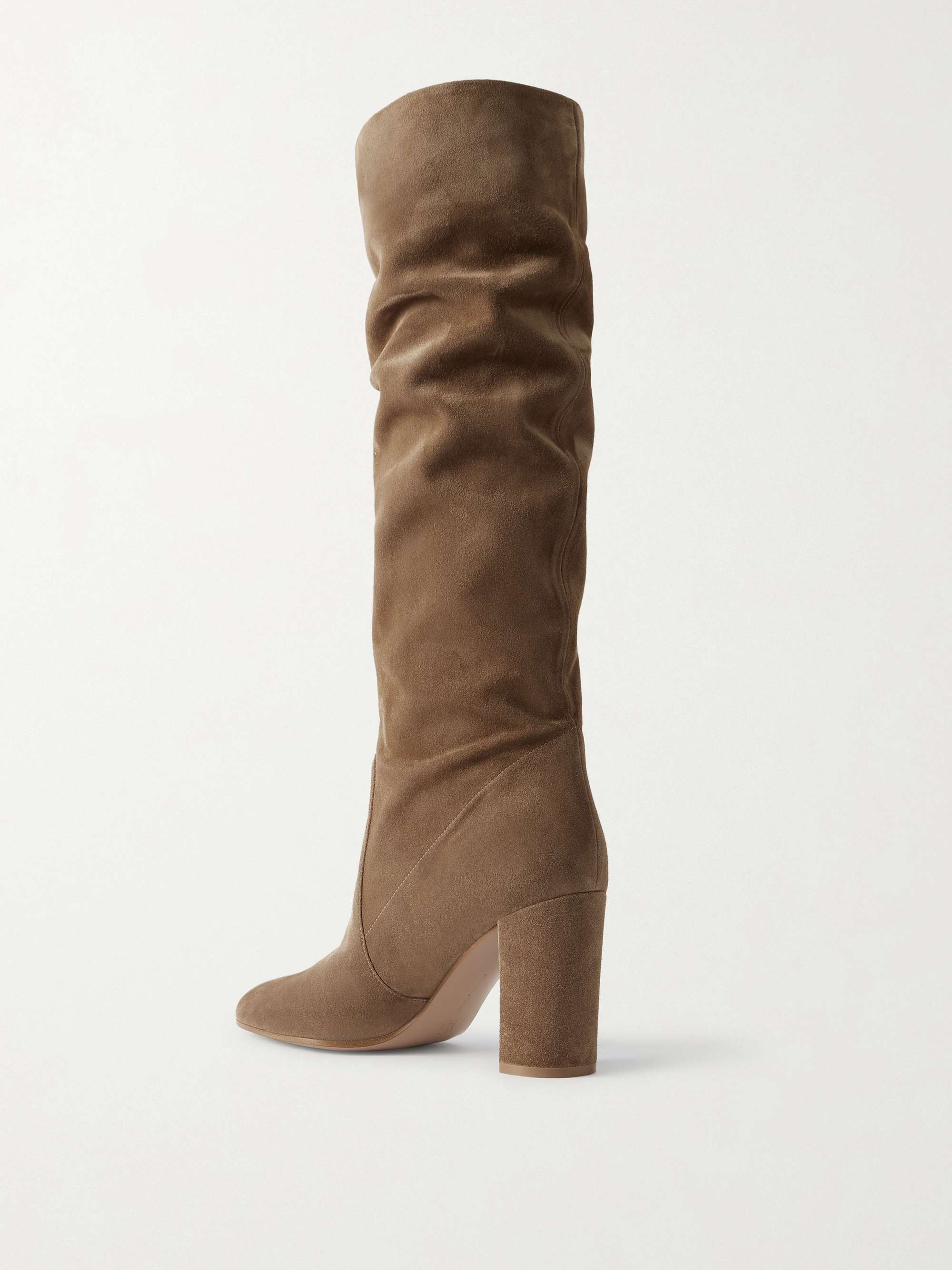 GIANVITO ROSSI Glen 85 suede knee boots