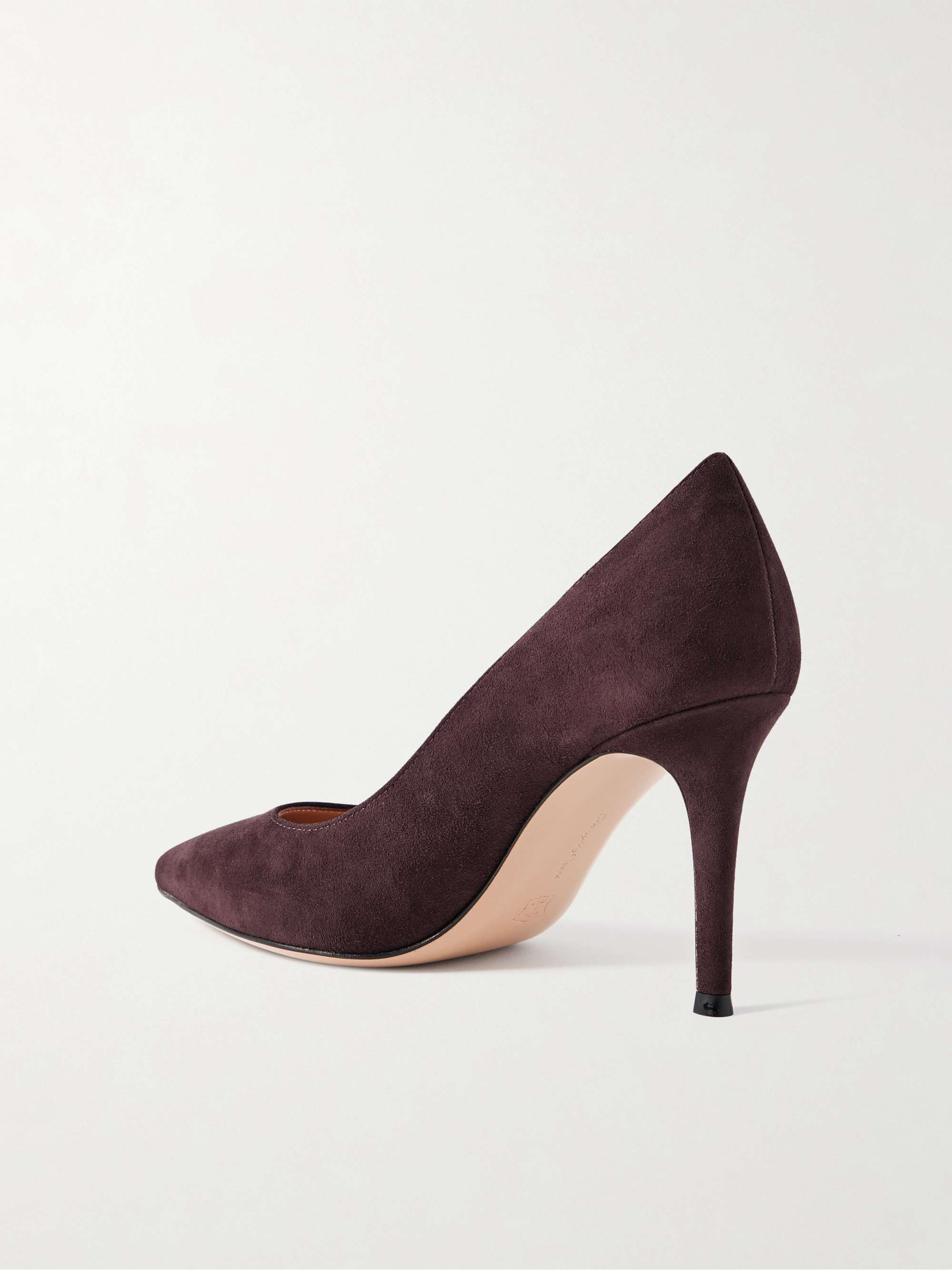 GIANVITO ROSSI 85 suede pumps