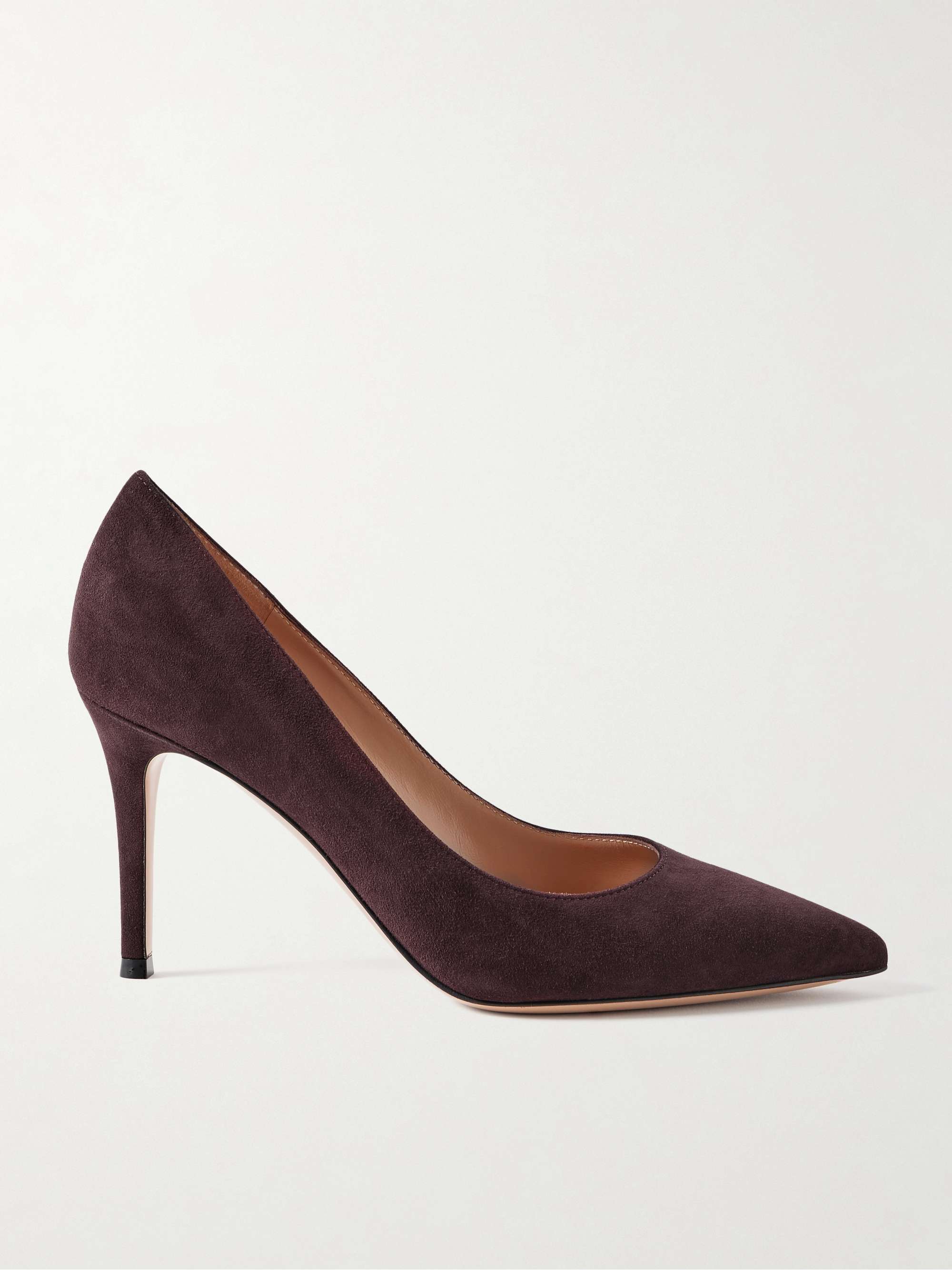 GIANVITO ROSSI 85 suede pumps
