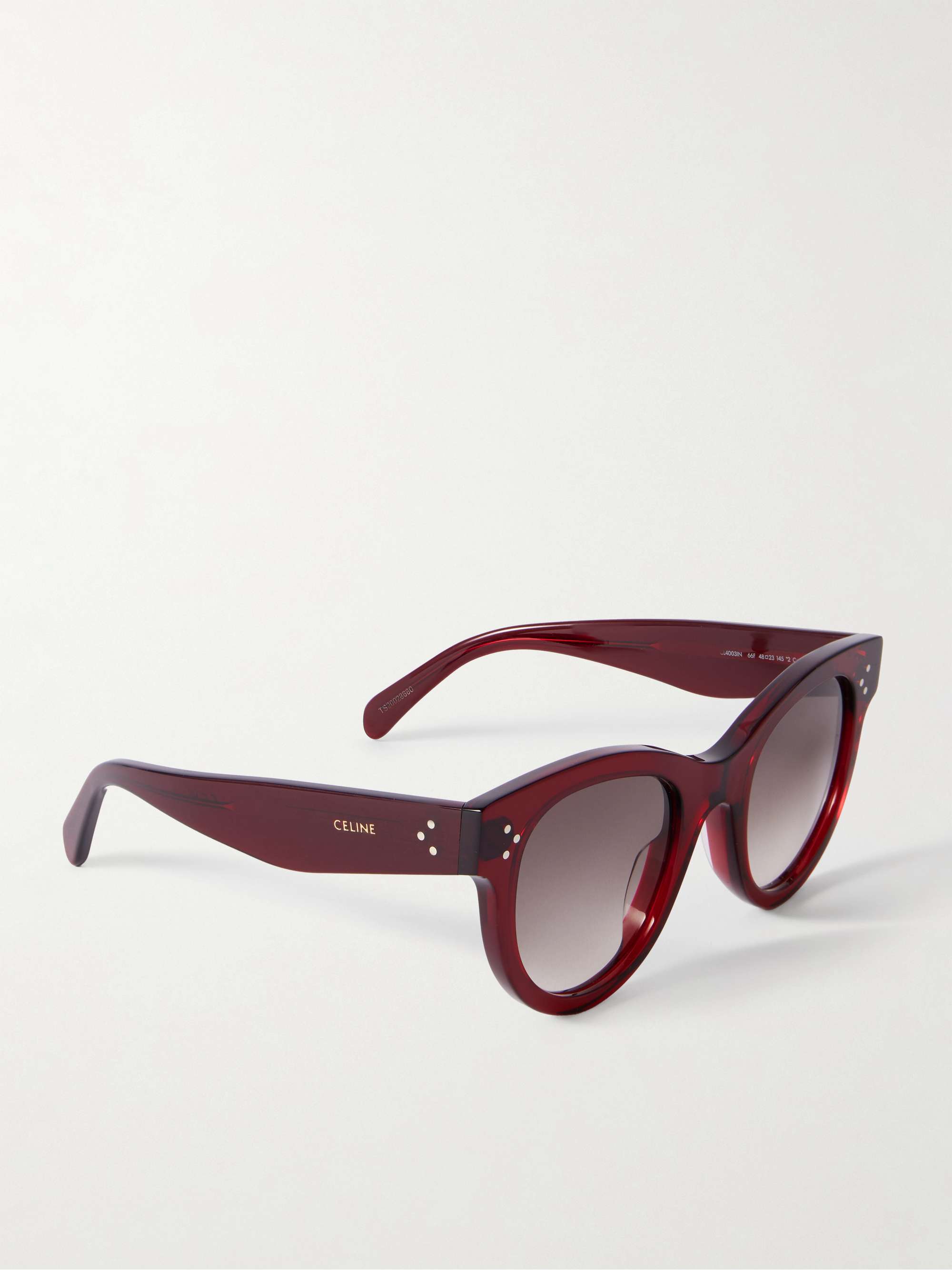 CELINE EYEWEAR Round-frame acetate sunglasses