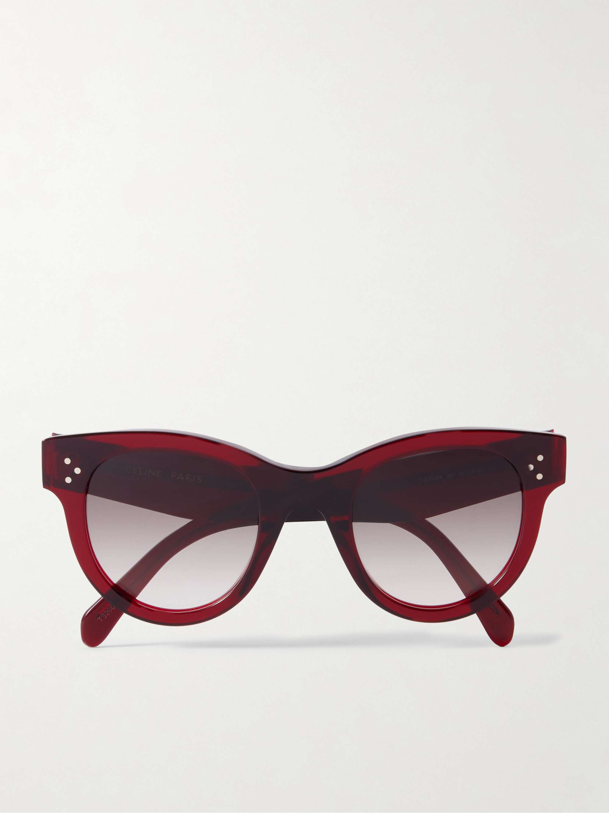 CELINE EYEWEAR Round-frame acetate sunglasses