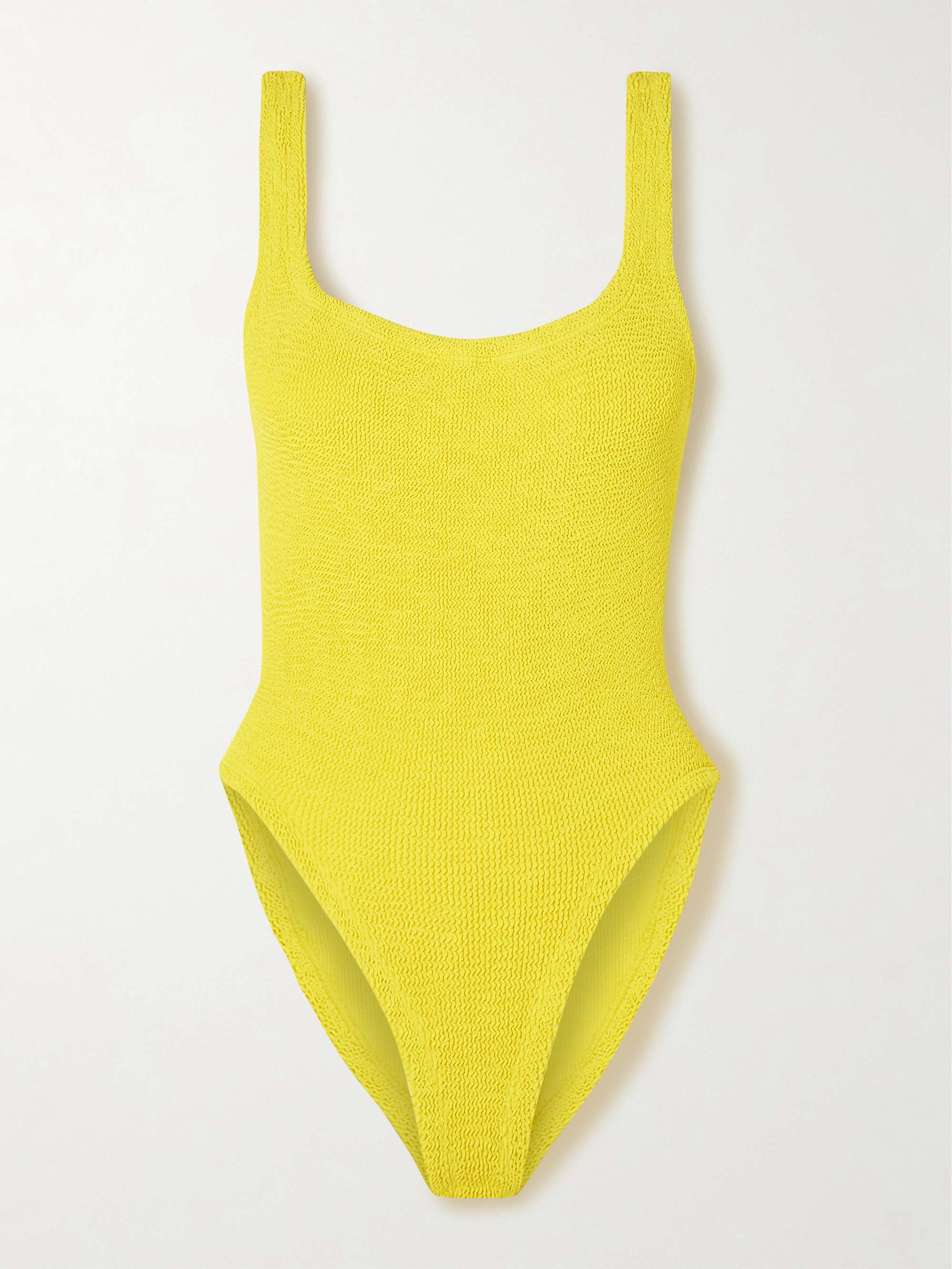 HUNZA G + NET SUSTAIN seersucker swimsuit