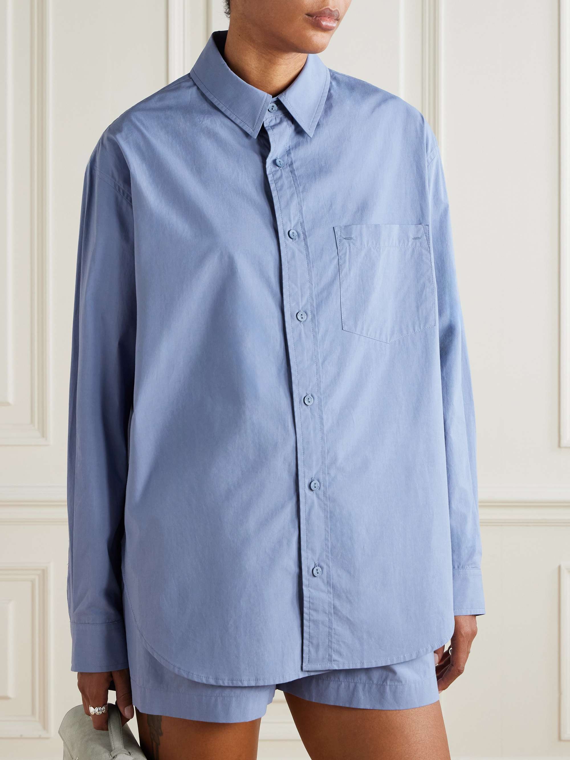 MATTEAU Cotton-poplin shirt