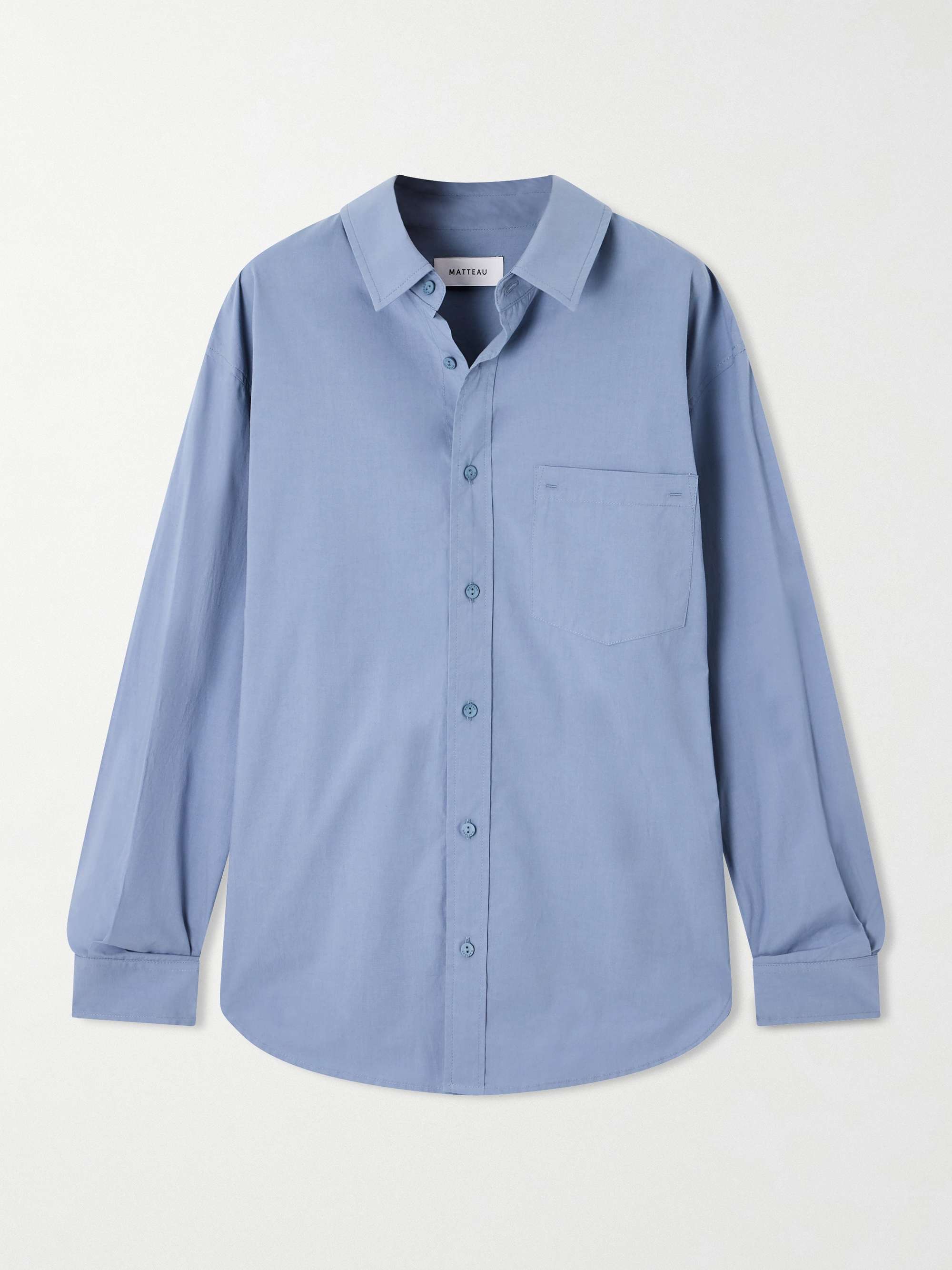 MATTEAU Cotton-poplin shirt