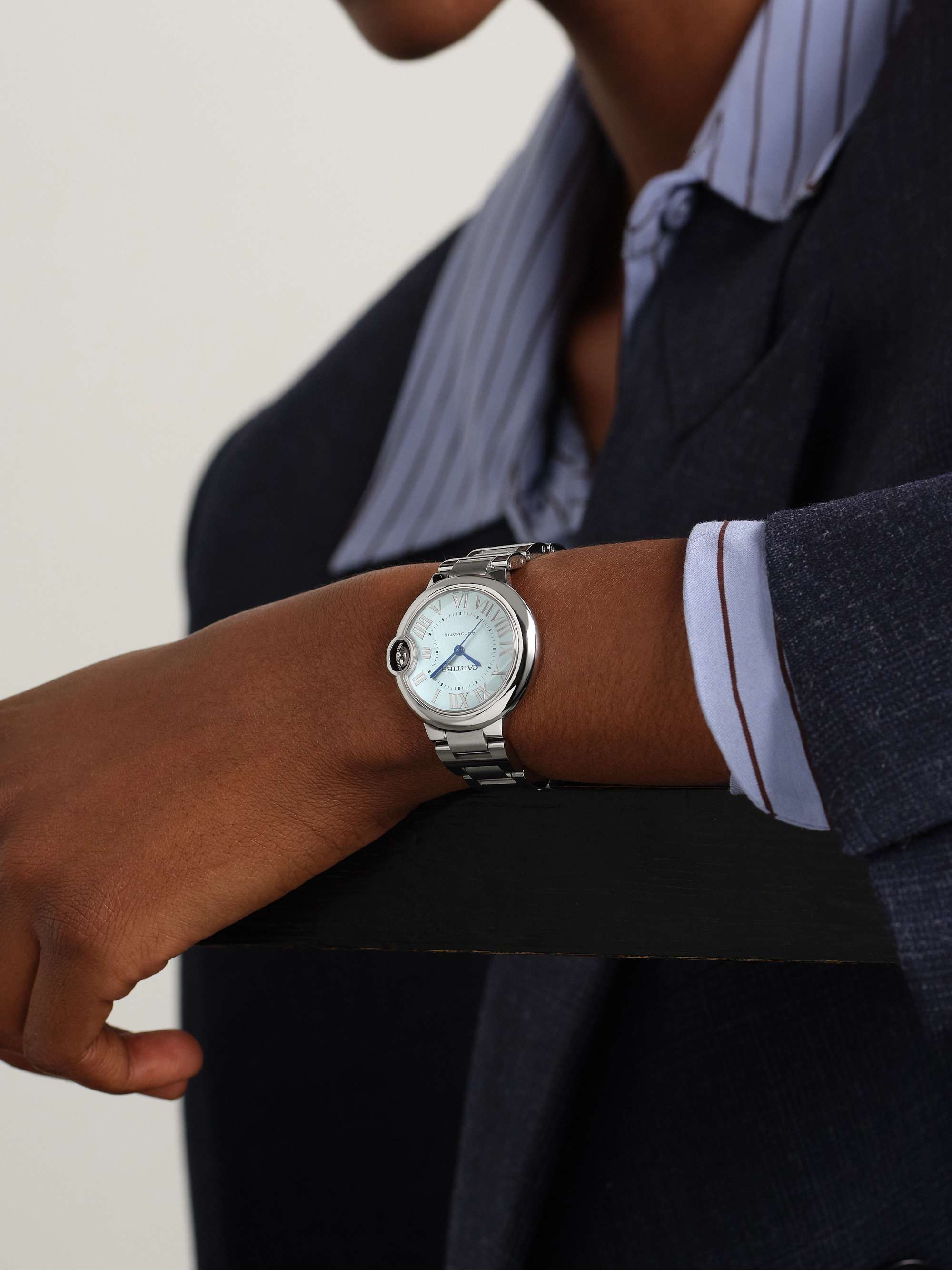 CARTIER Ballon Bleu de Cartier Automatic 33mm stainless steel watch