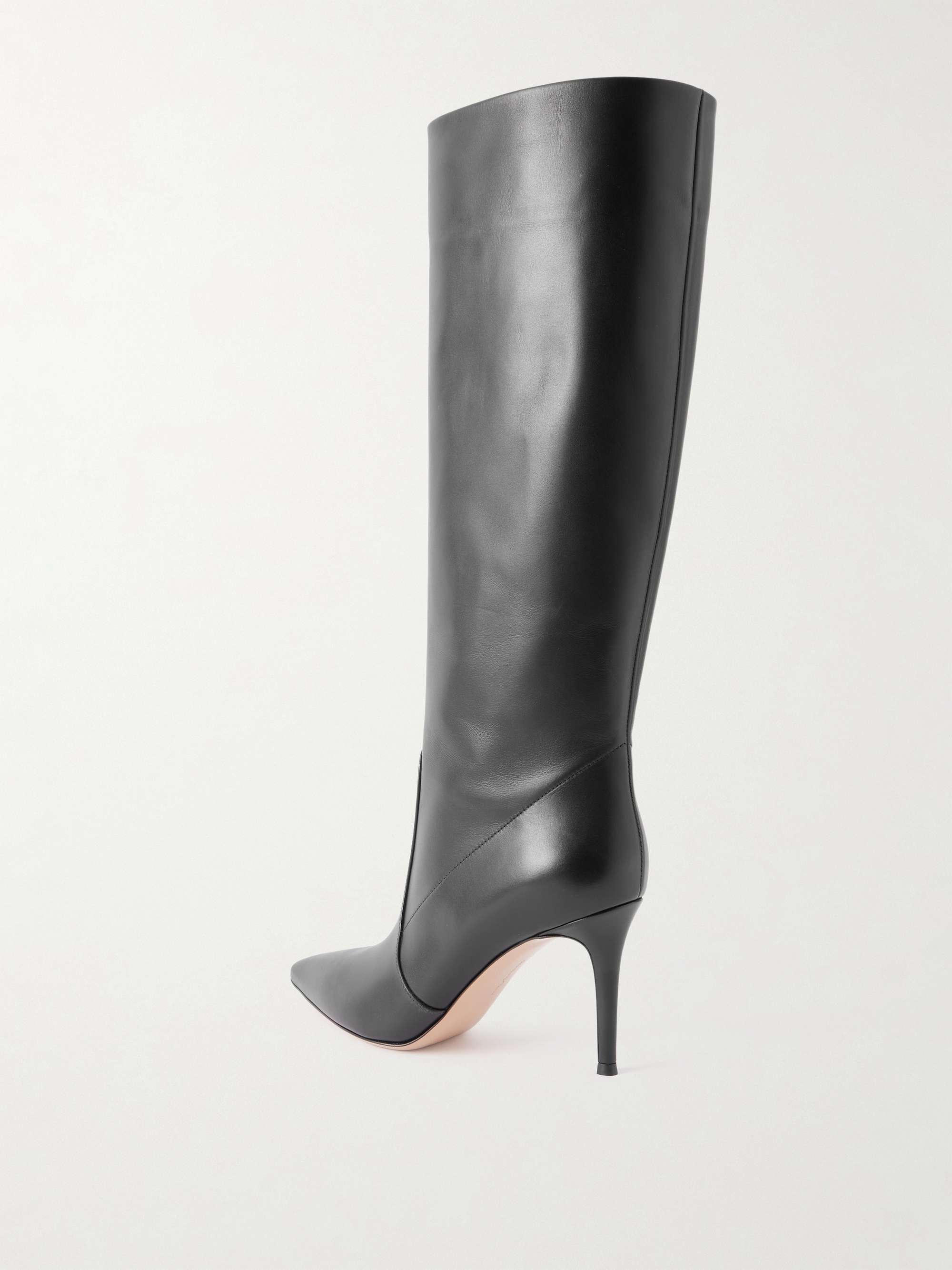 GIANVITO ROSSI Hansen 85 leather knee boots