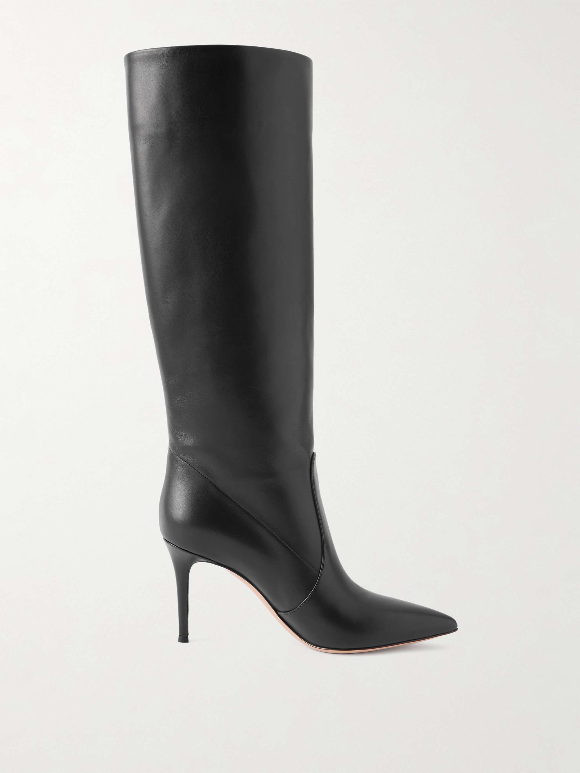 GIANVITO ROSSI Hansen 85 leather knee boots