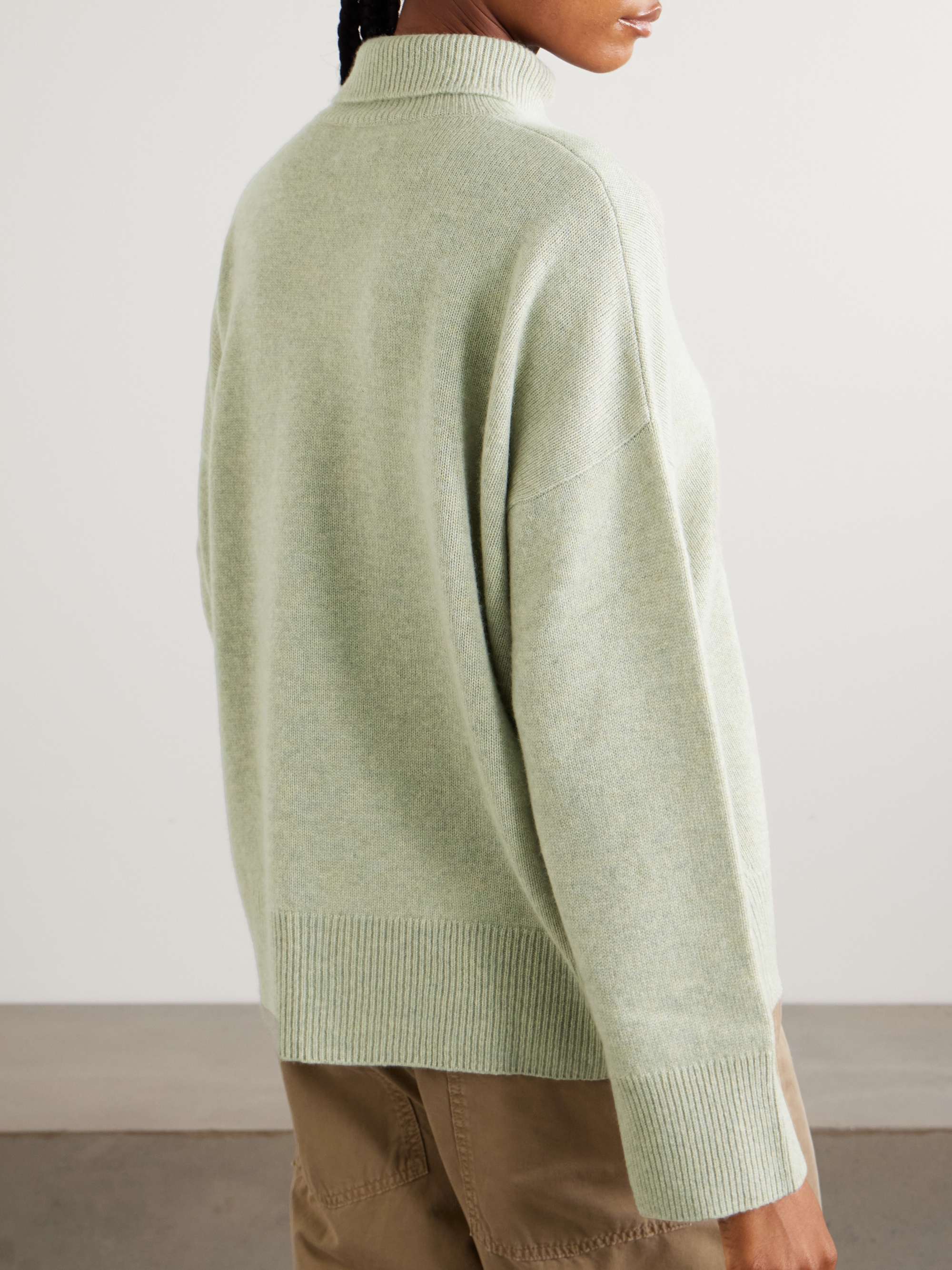 LE KASHA Organic cashmere turtleneck sweater