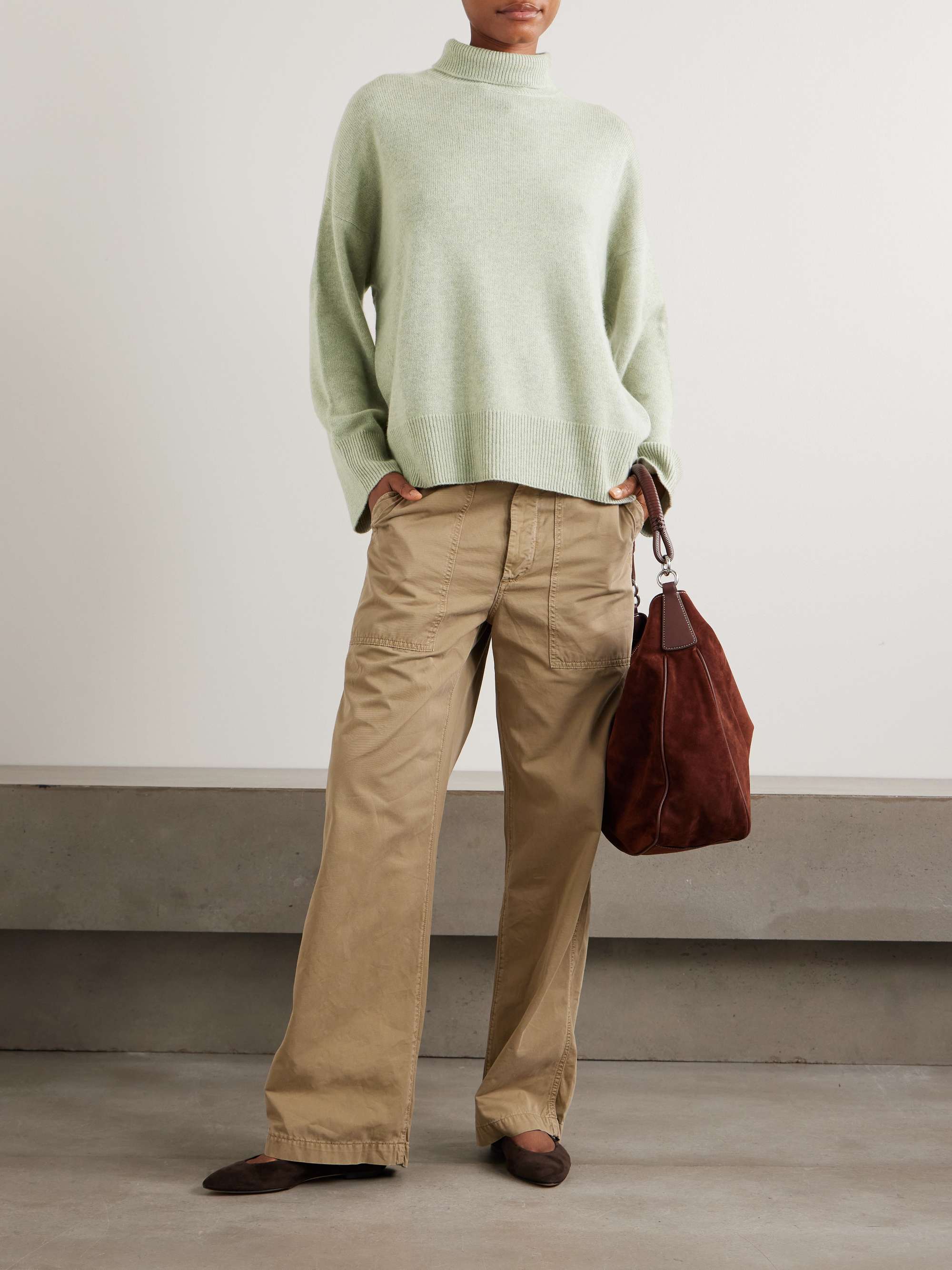 LE KASHA Organic cashmere turtleneck sweater