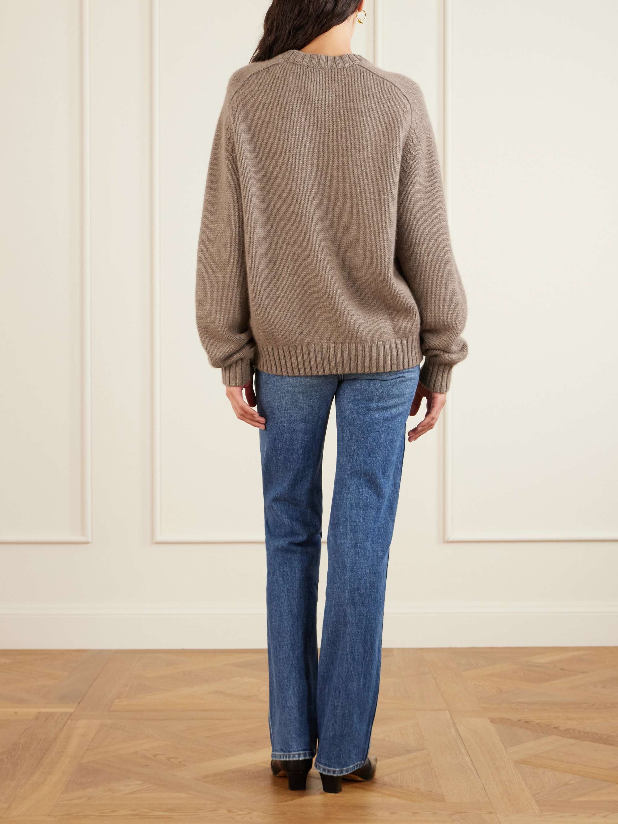 KHAITE Mae cashmere sweater