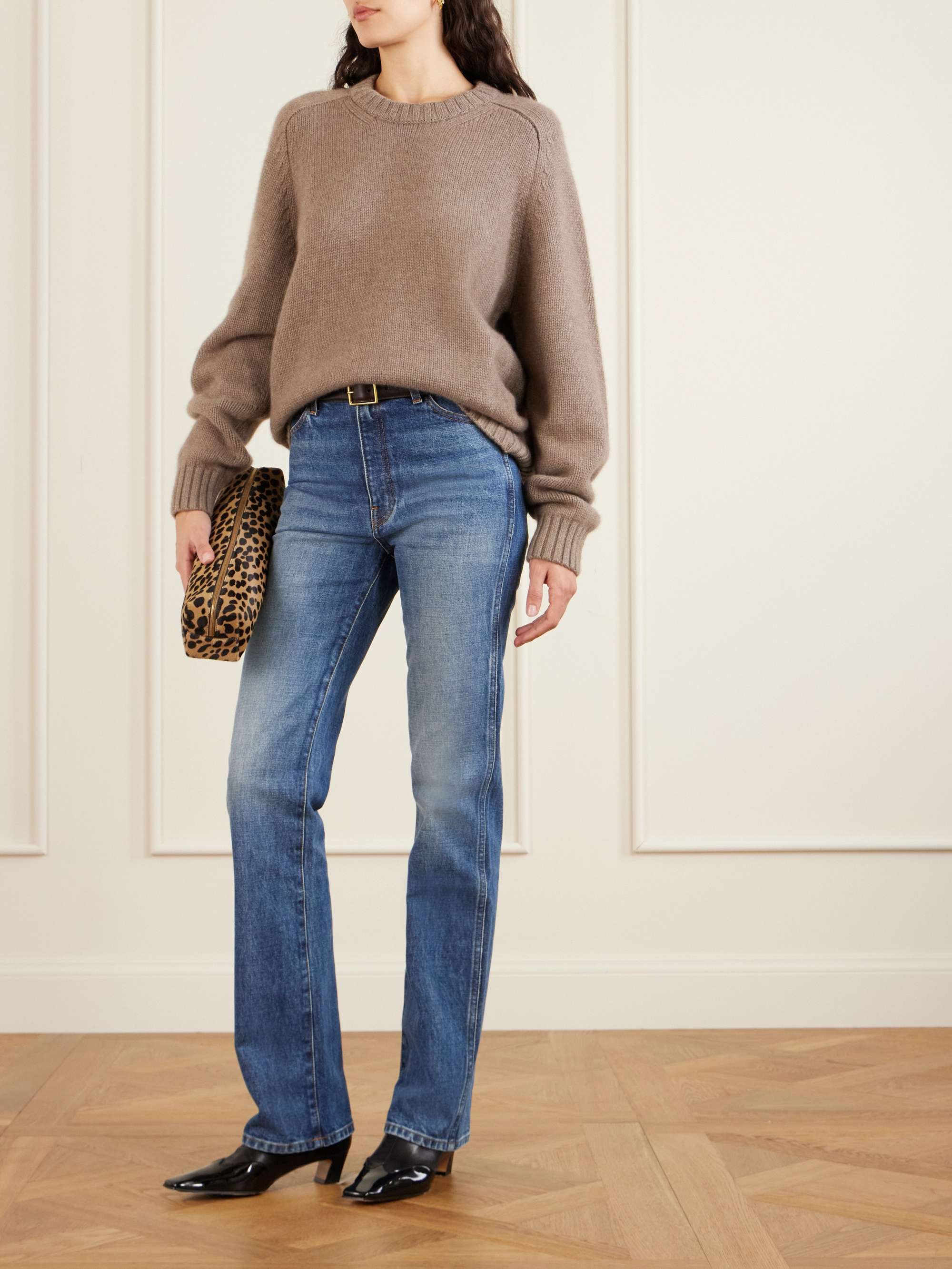 KHAITE Mae cashmere sweater