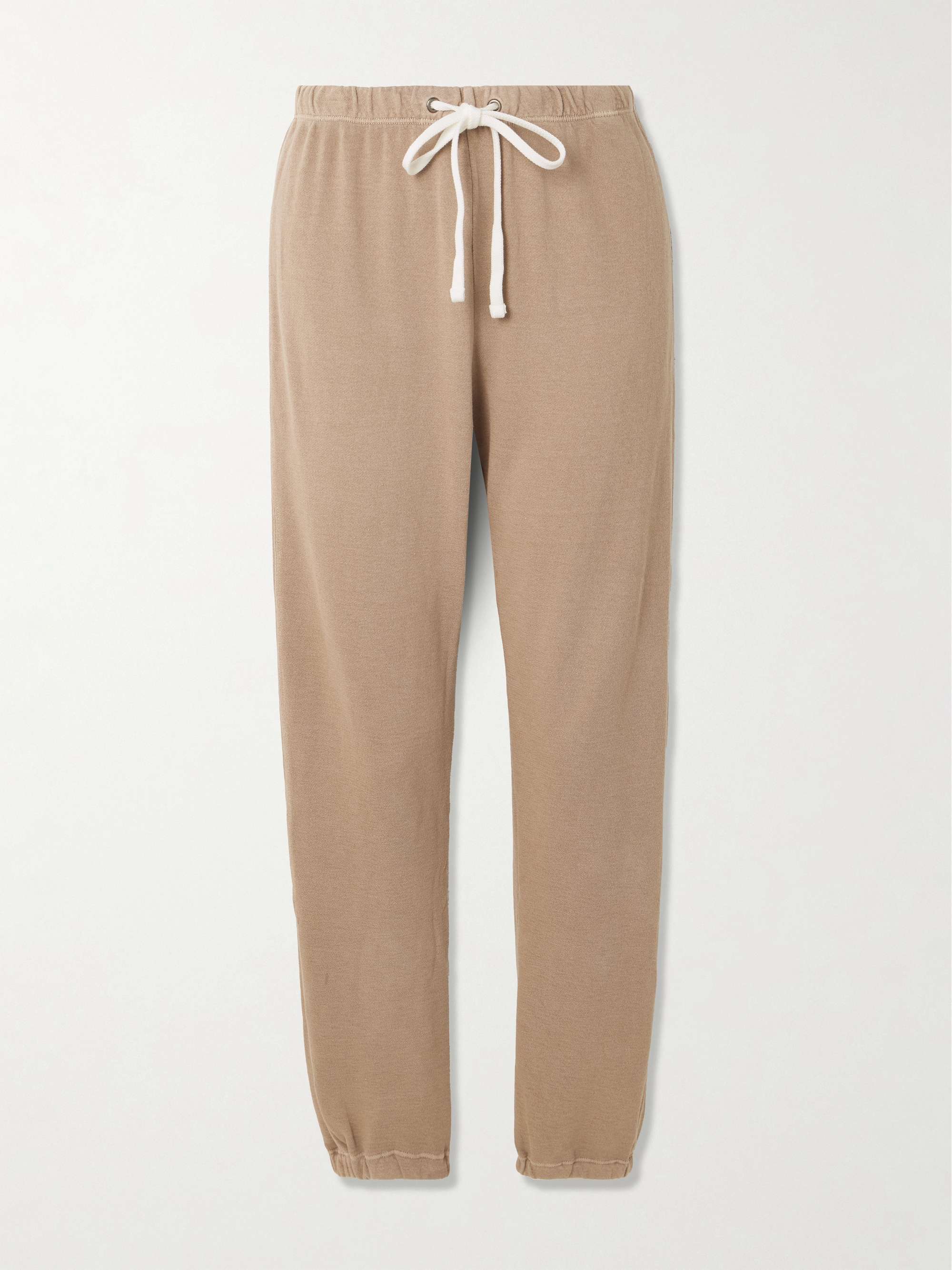JAMES PERSE Supima cotton-terry track pants