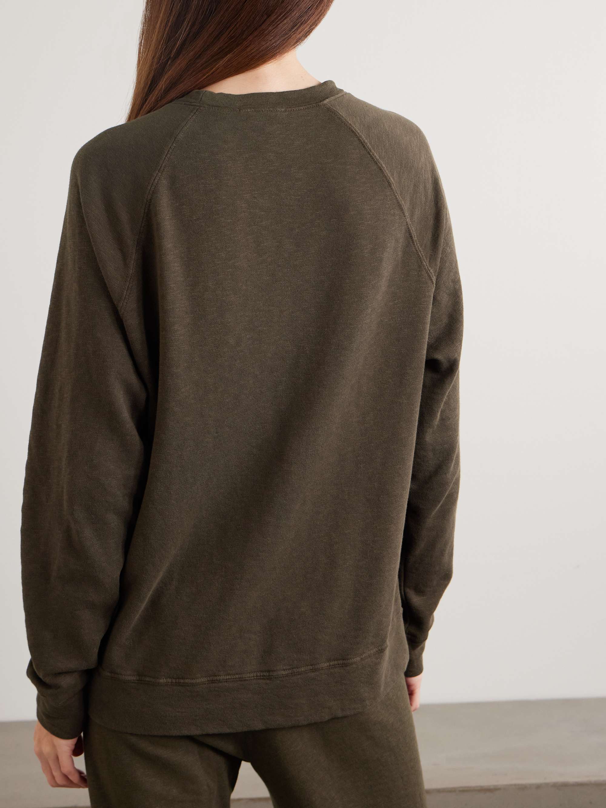 JAMES PERSE Supima cotton-terry sweatshirt