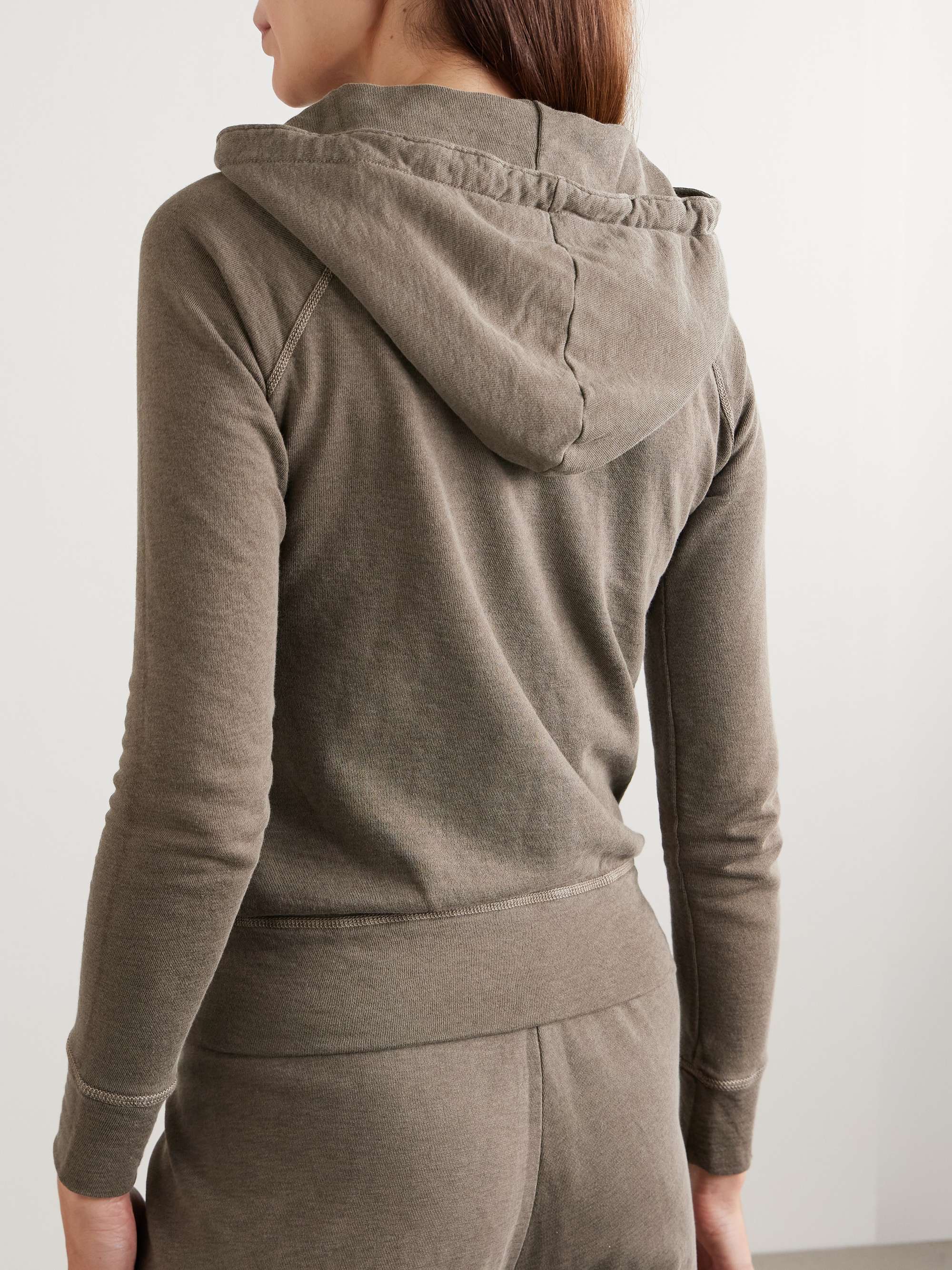 JAMES PERSE Vintage Supima cotton-jersey hoodie