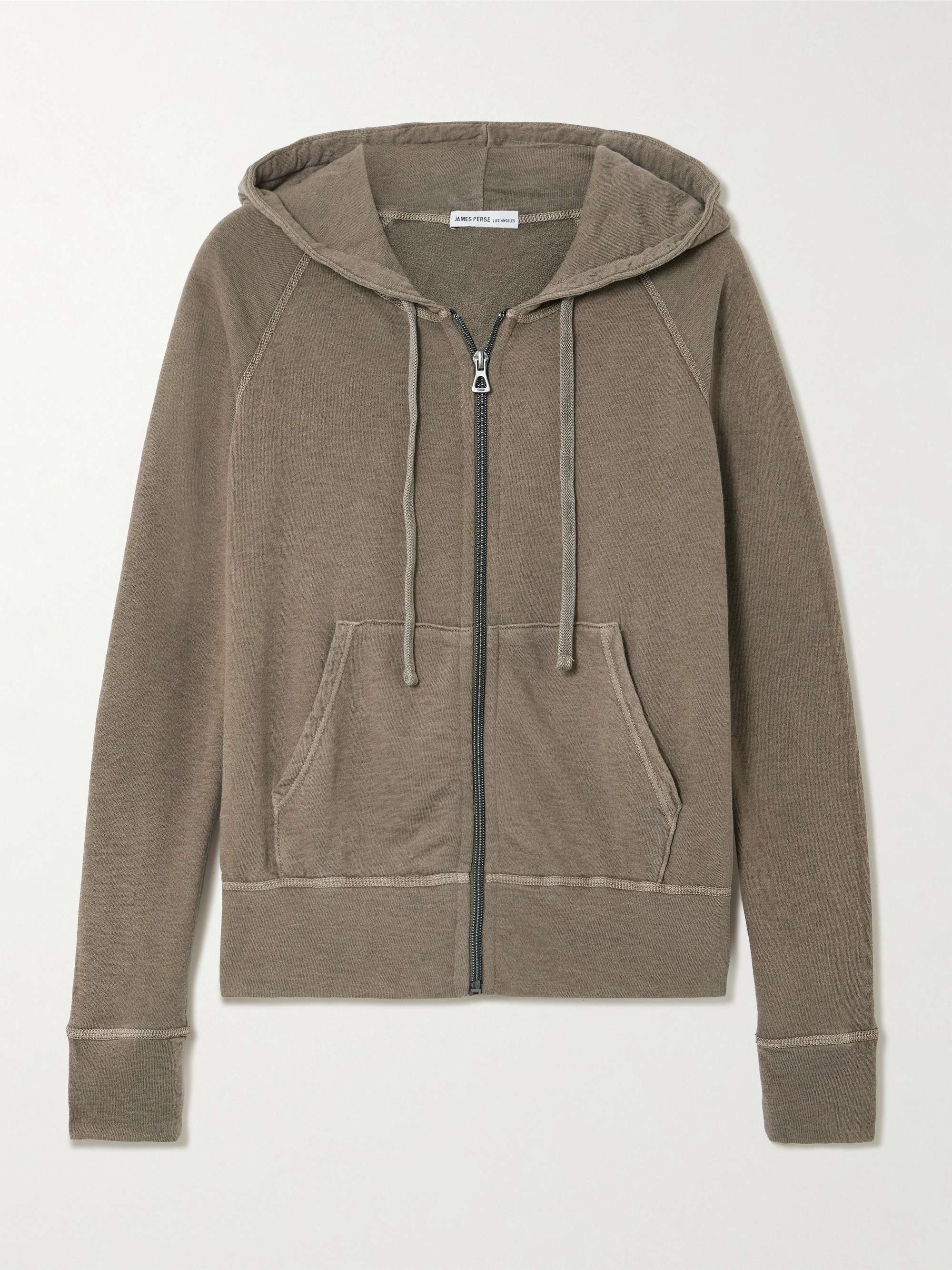 JAMES PERSE Vintage Supima cotton-jersey hoodie