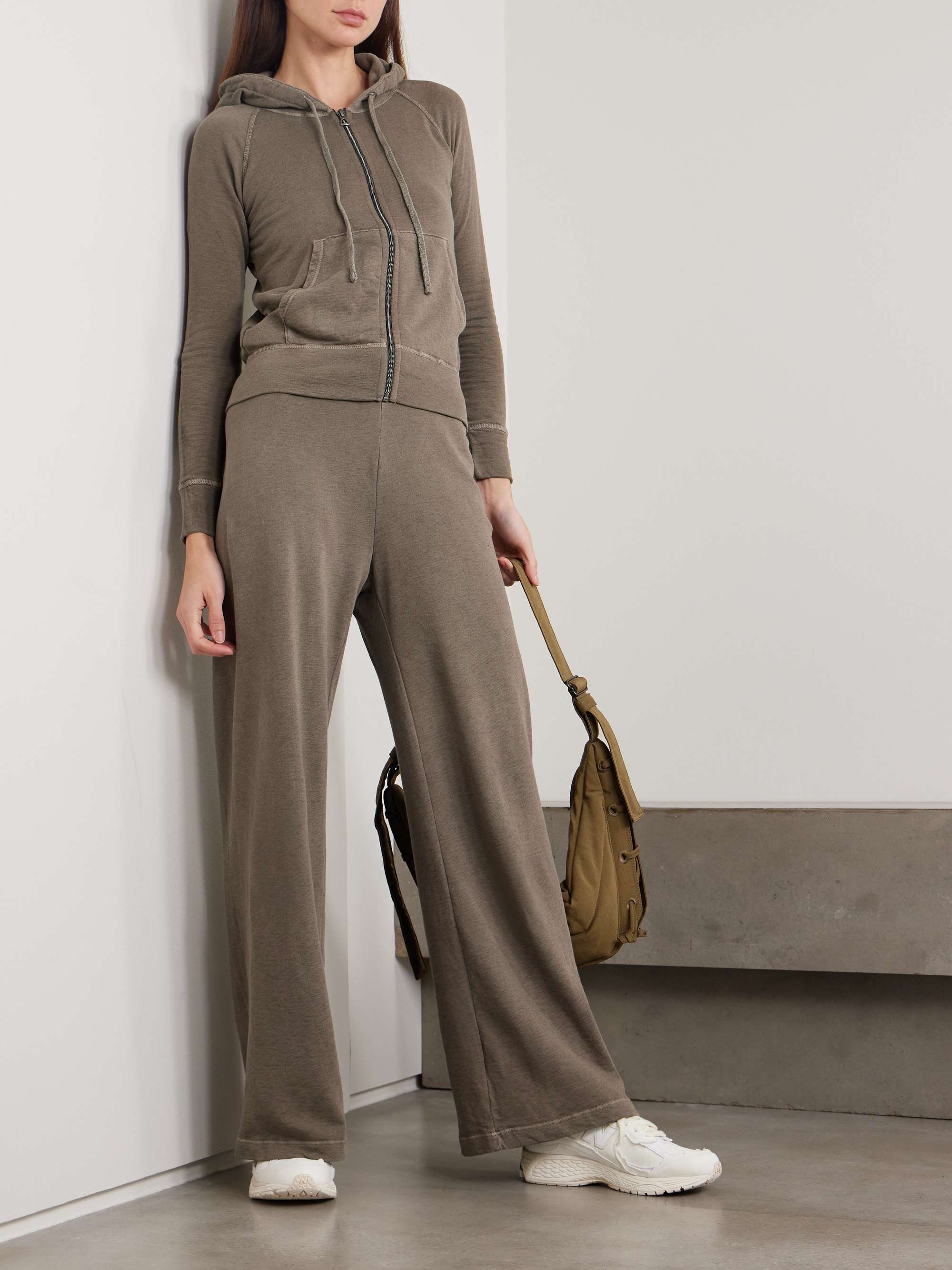 JAMES PERSE Vintage Supima cotton-jersey hoodie