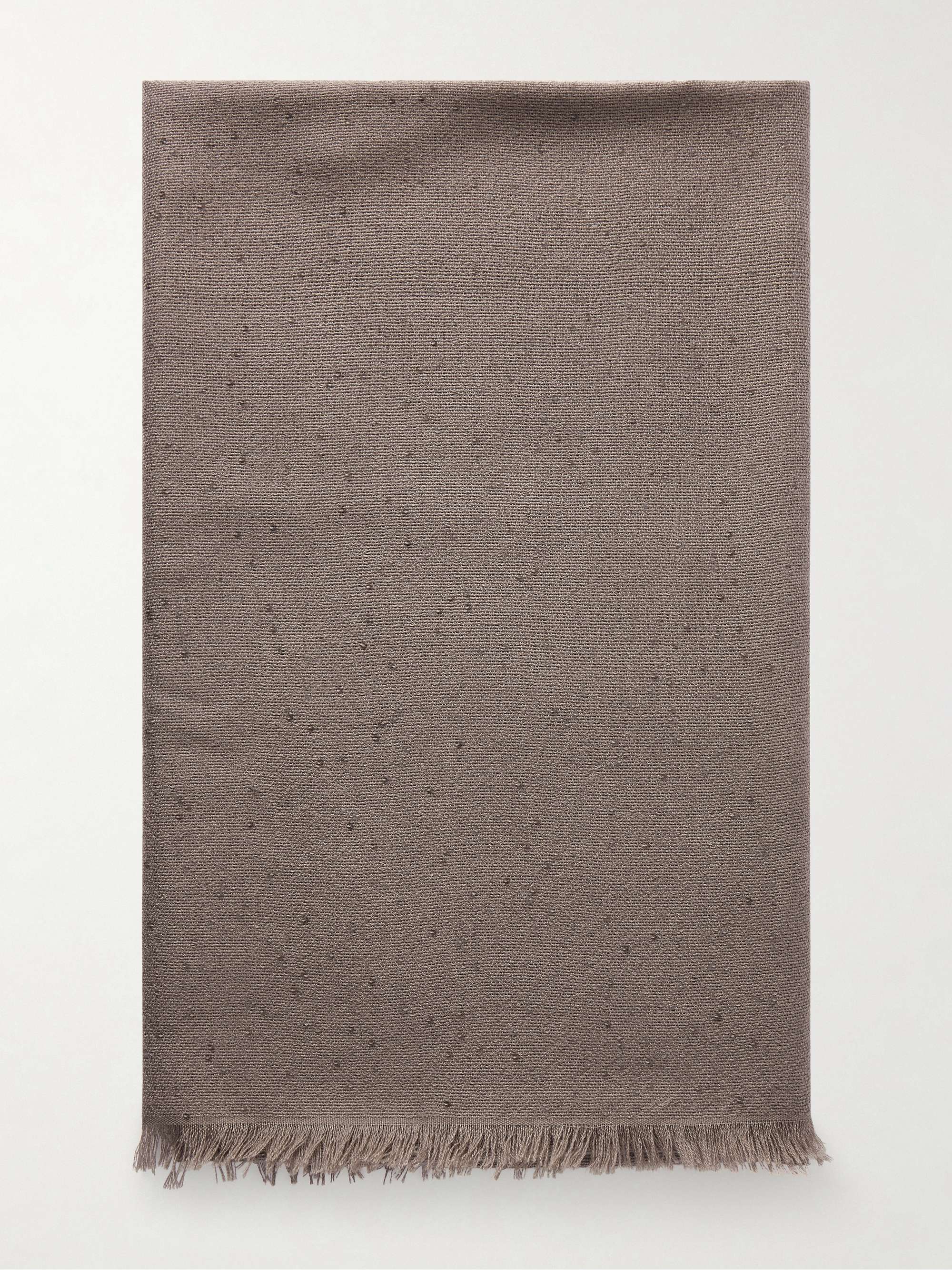 BRUNELLO CUCINELLI Schal aus einer Kaschmir-Seidenmischung mit Pailletten