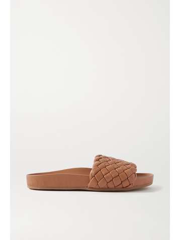 LOEFFLER RANDALL Sonnie woven leather slides