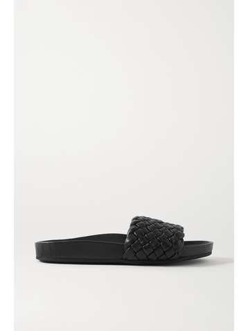 LOEFFLER RANDALL Sonnie woven leather slides